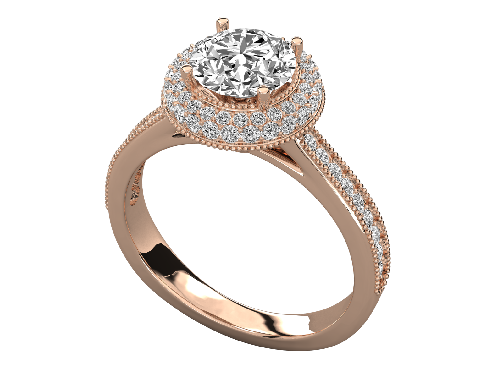 Rose Gold Plated Sterling Silver Ring