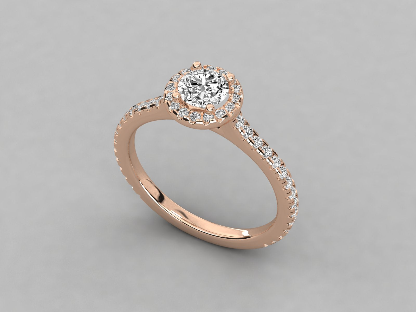 Rose Gold Plated Sterling Silver Ring