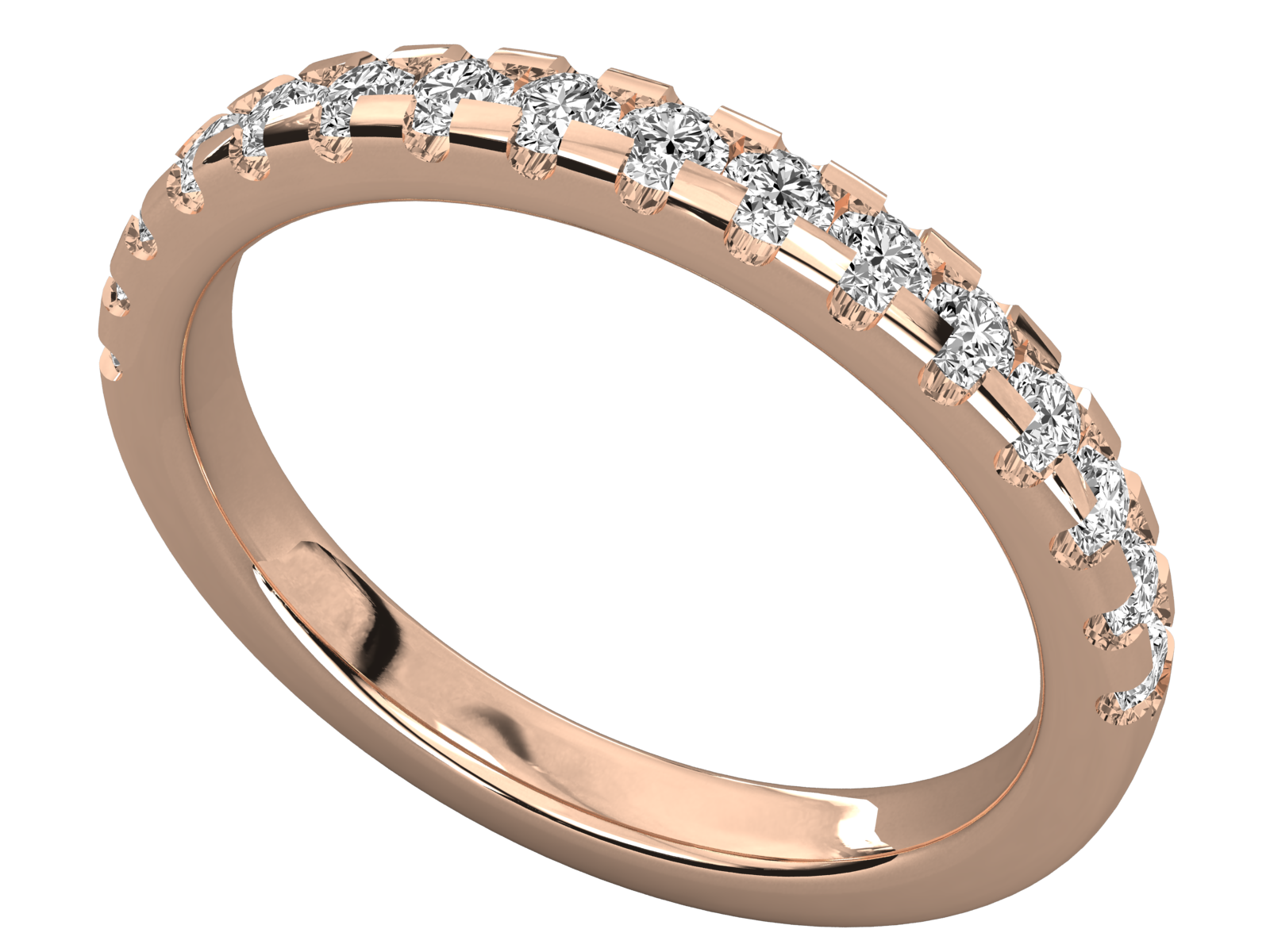Rose Gold Plated Sterling Silver Ring