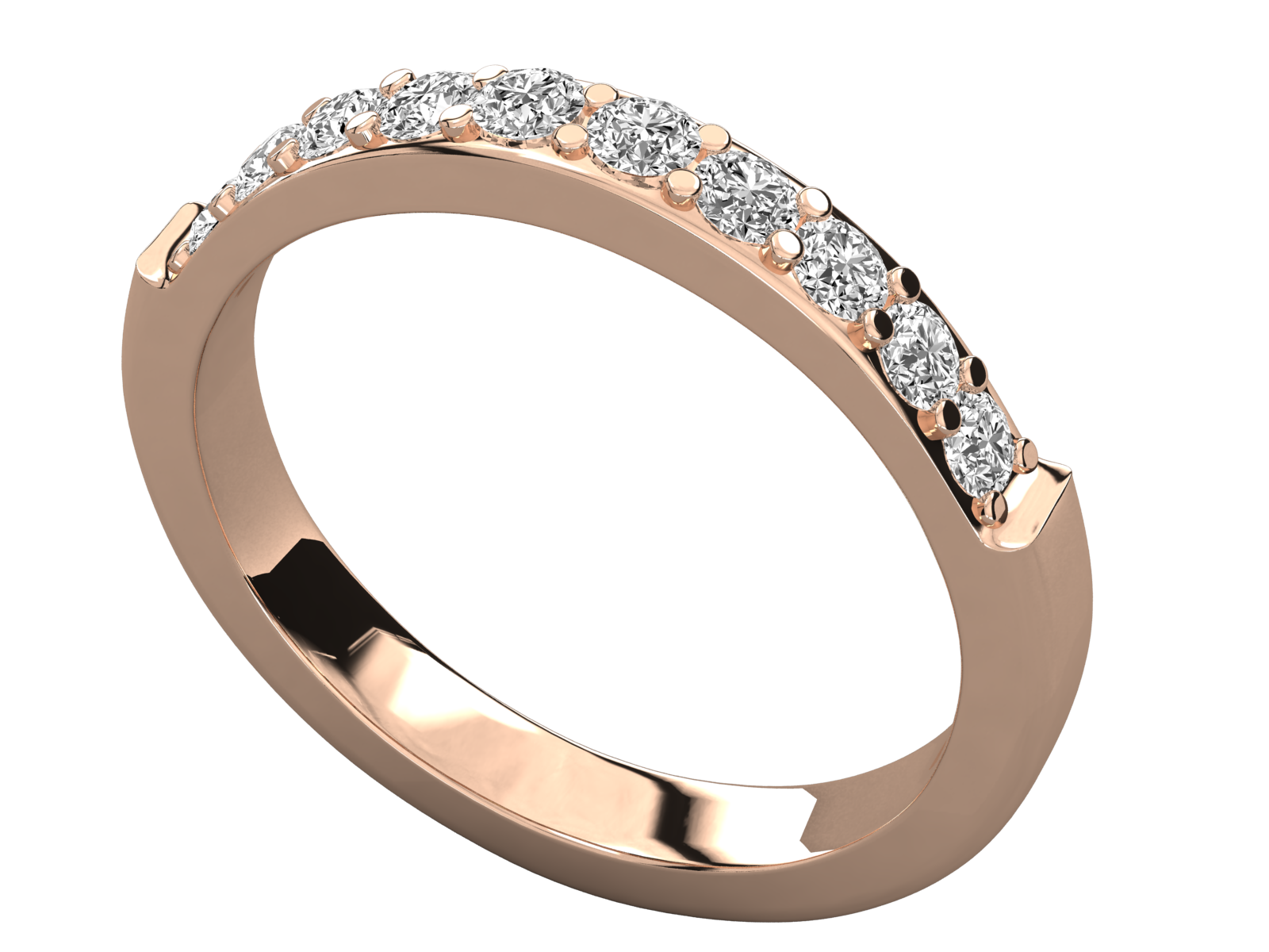 Rose Gold Plated Sterling Silver Ring