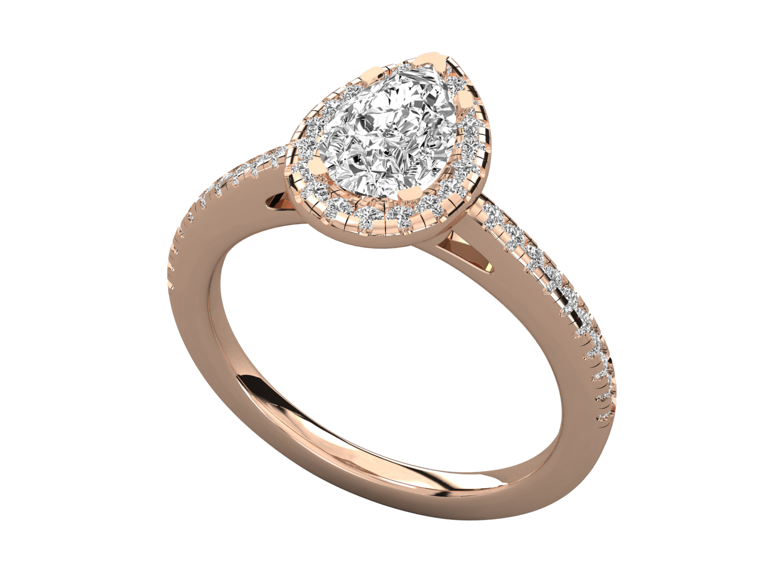 Rose Gold Plated Sterling Silver Ring