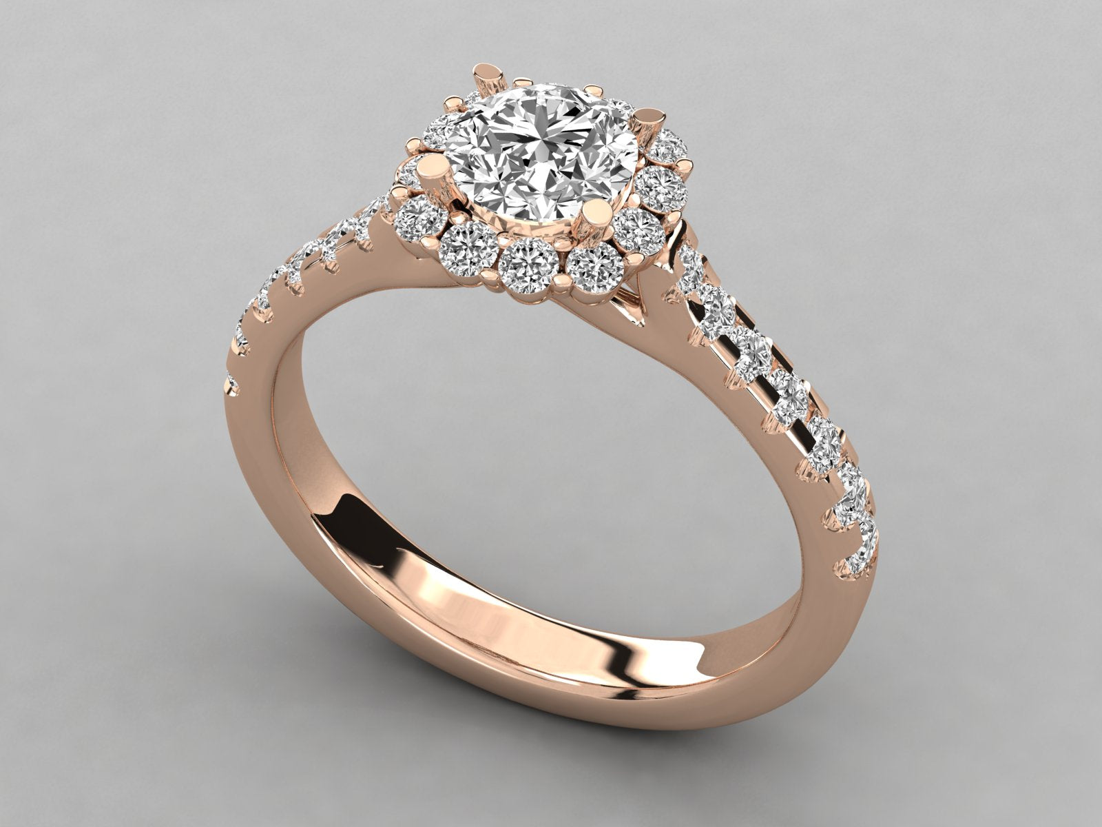 Rose Gold Plated Sterling Silver Ring