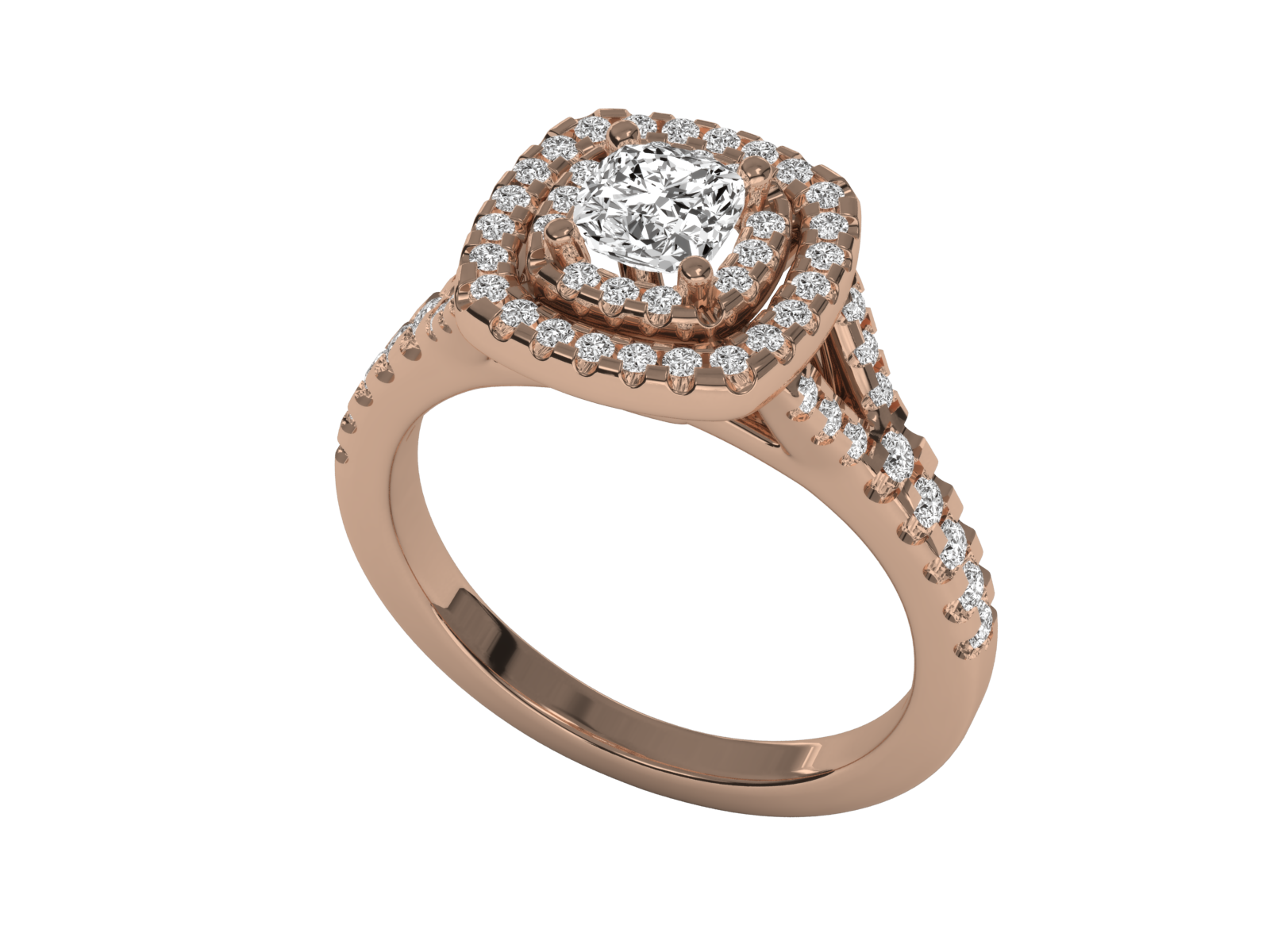 Rose Gold Plated Sterling Silver Ring