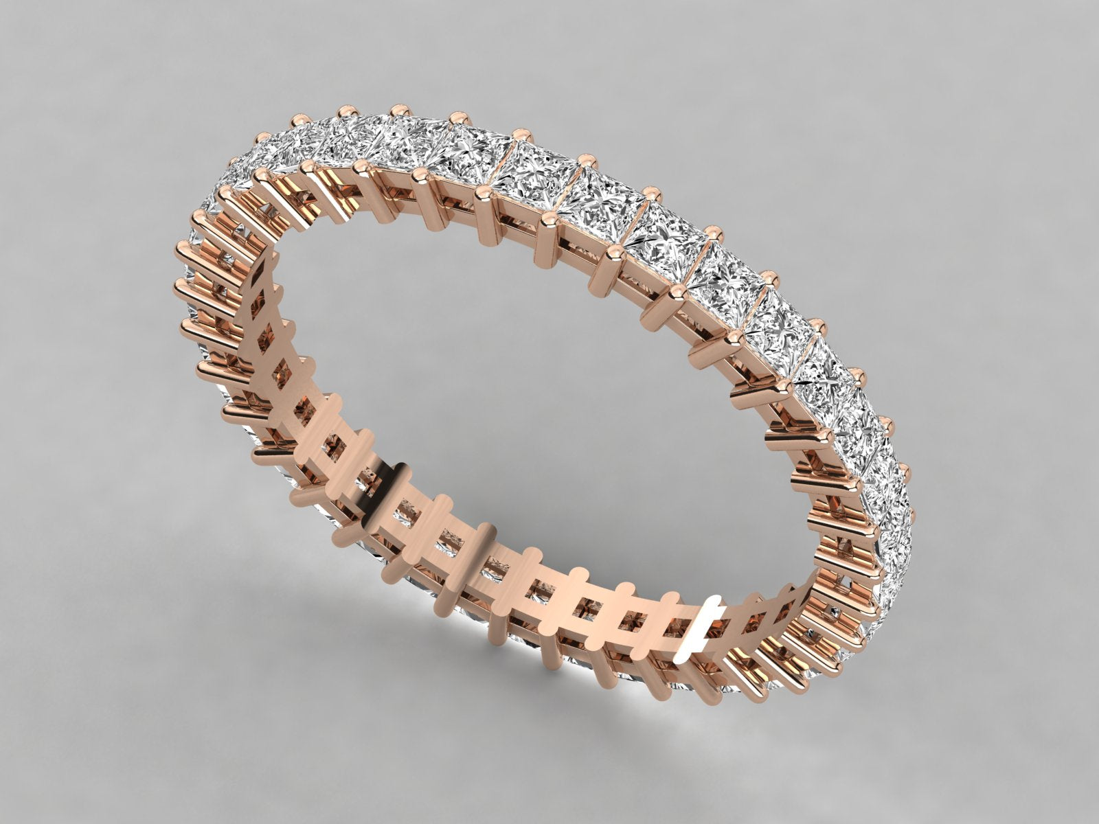 Rose Gold Plated Sterling Silver Ring