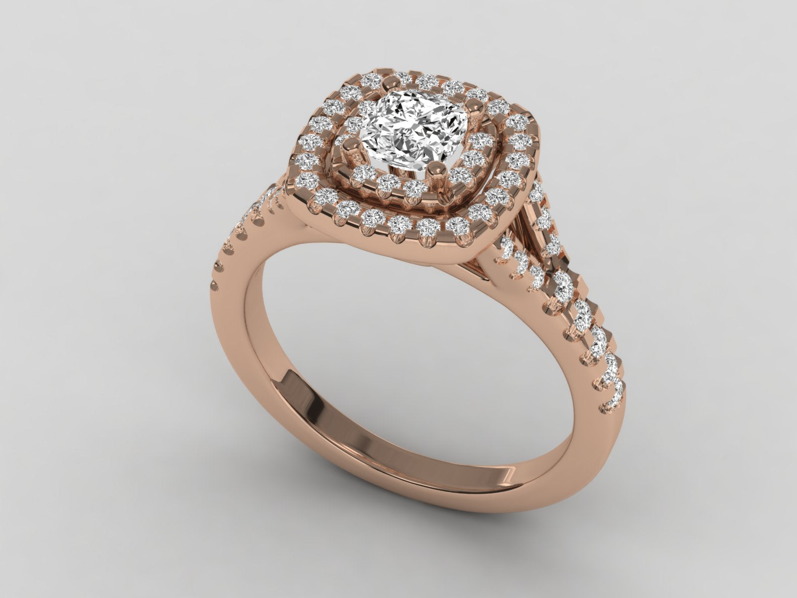 Rose Gold Plated Sterling Silver Ring