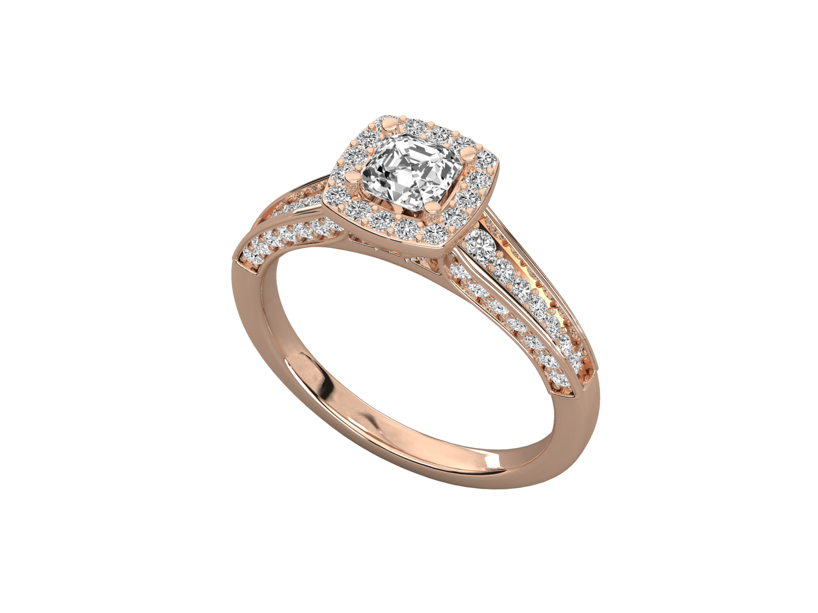 Rose Gold Plated Sterling Silver Ring