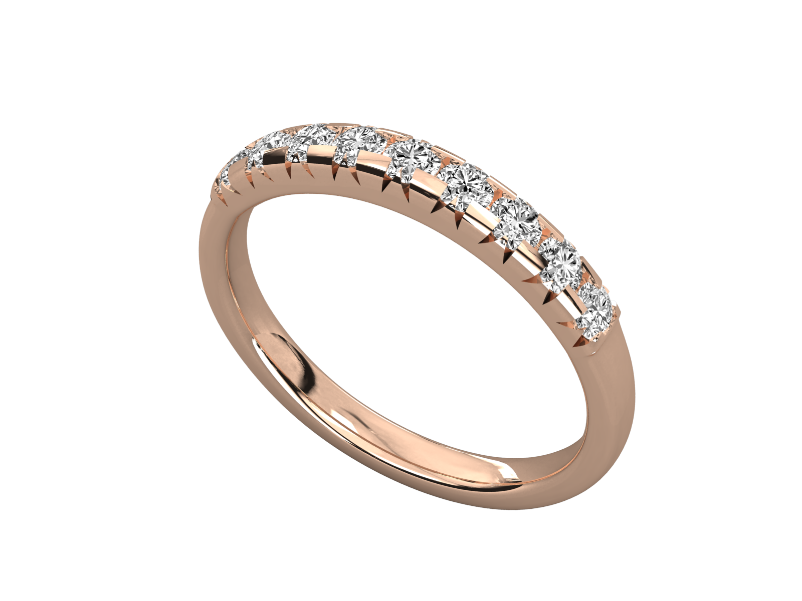 Rose Gold Plated Sterling Silver Ring