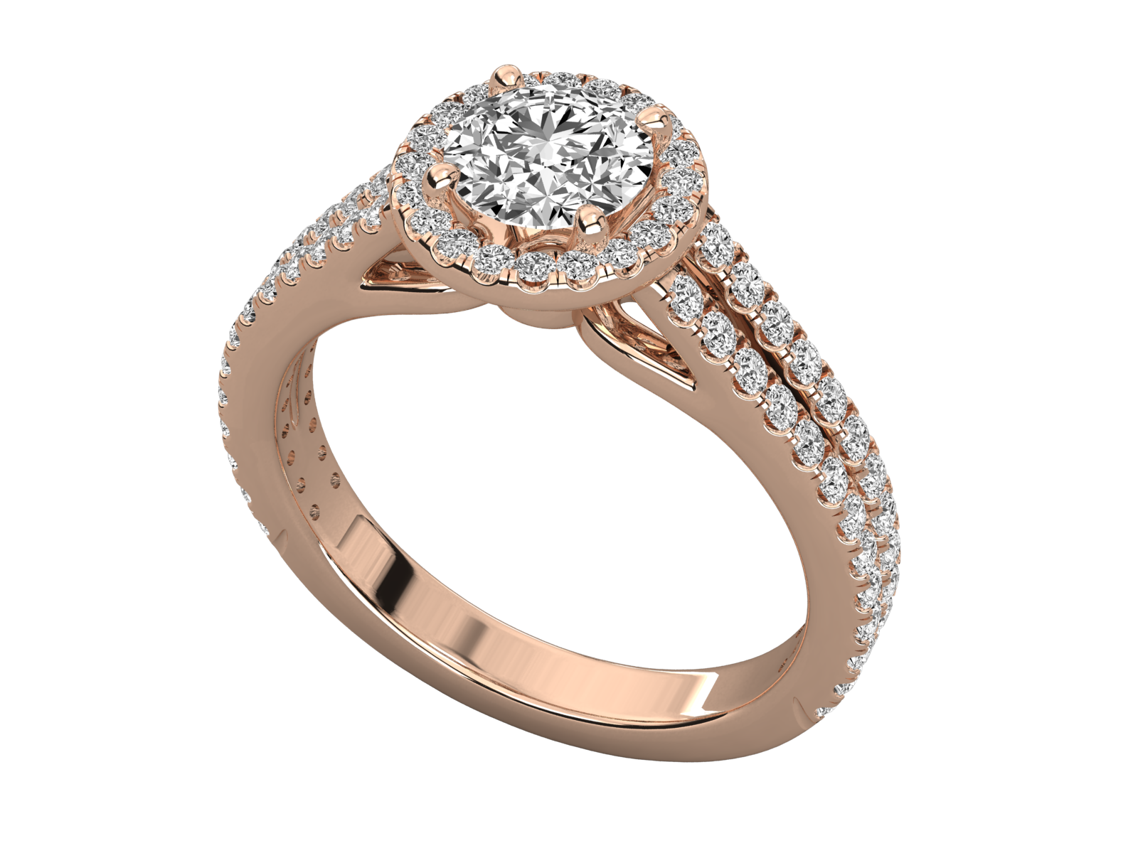 Rose Gold Plated Sterling Silver Ring