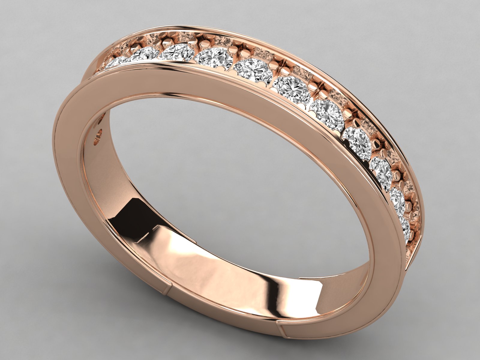 Rose Gold Plated Sterling Silver Ring