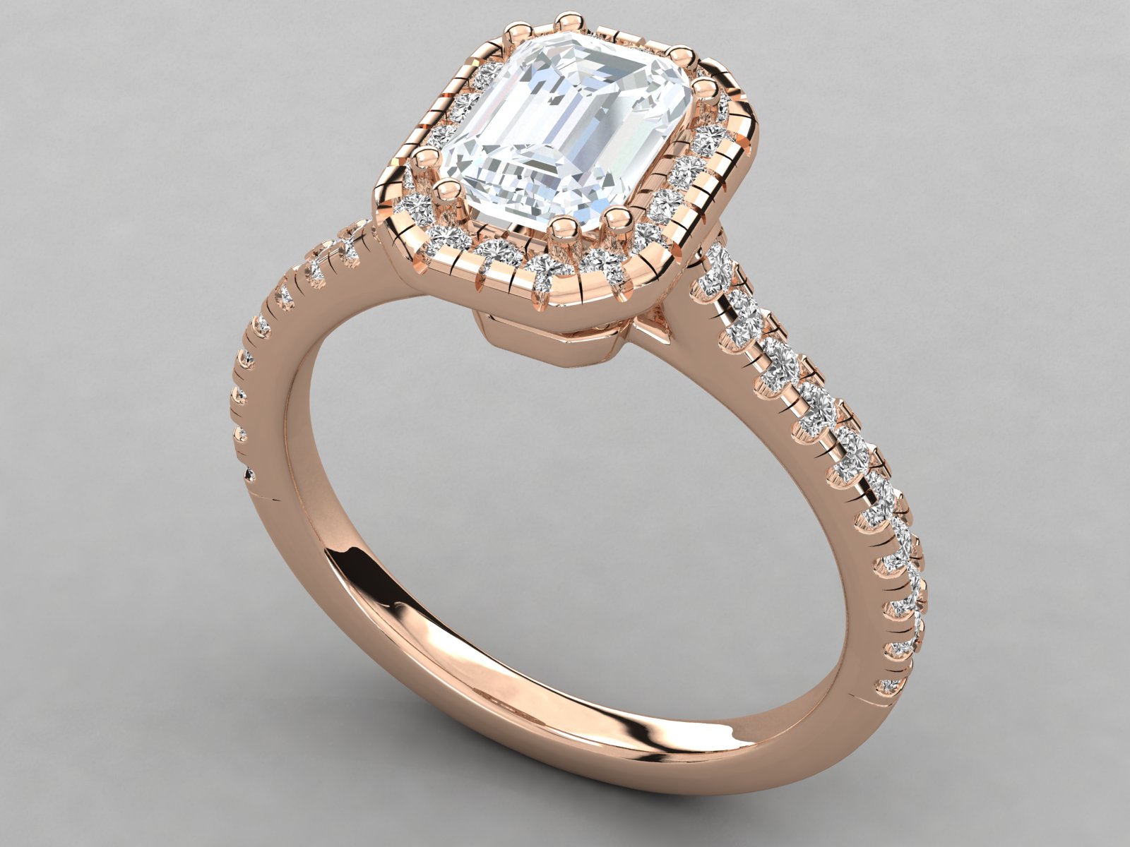 Rose Gold Plated Sterling Silver Ring