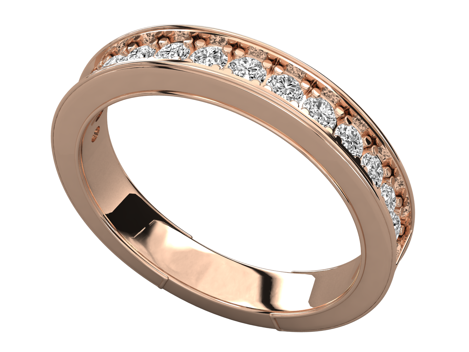 Rose Gold Plated Sterling Silver Ring