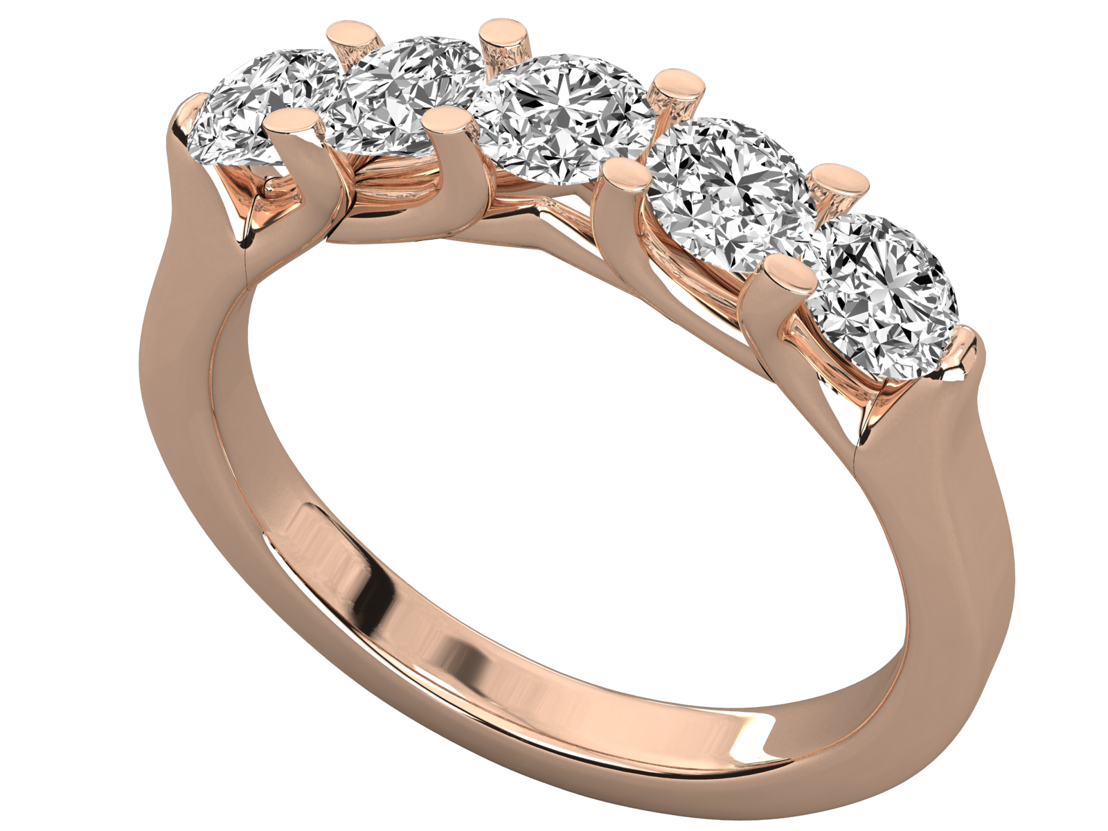 Rose Gold Plated Sterling Silver Ring