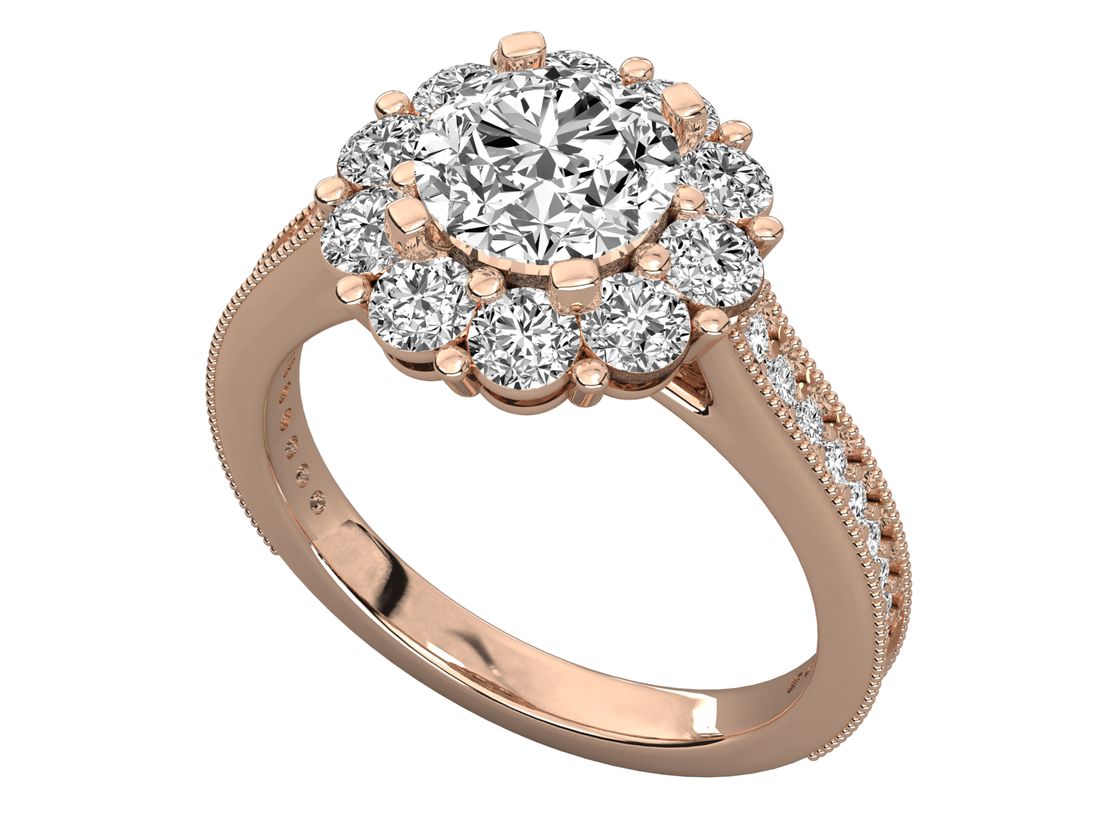 Rose Gold Plated Sterling Silver Ring
