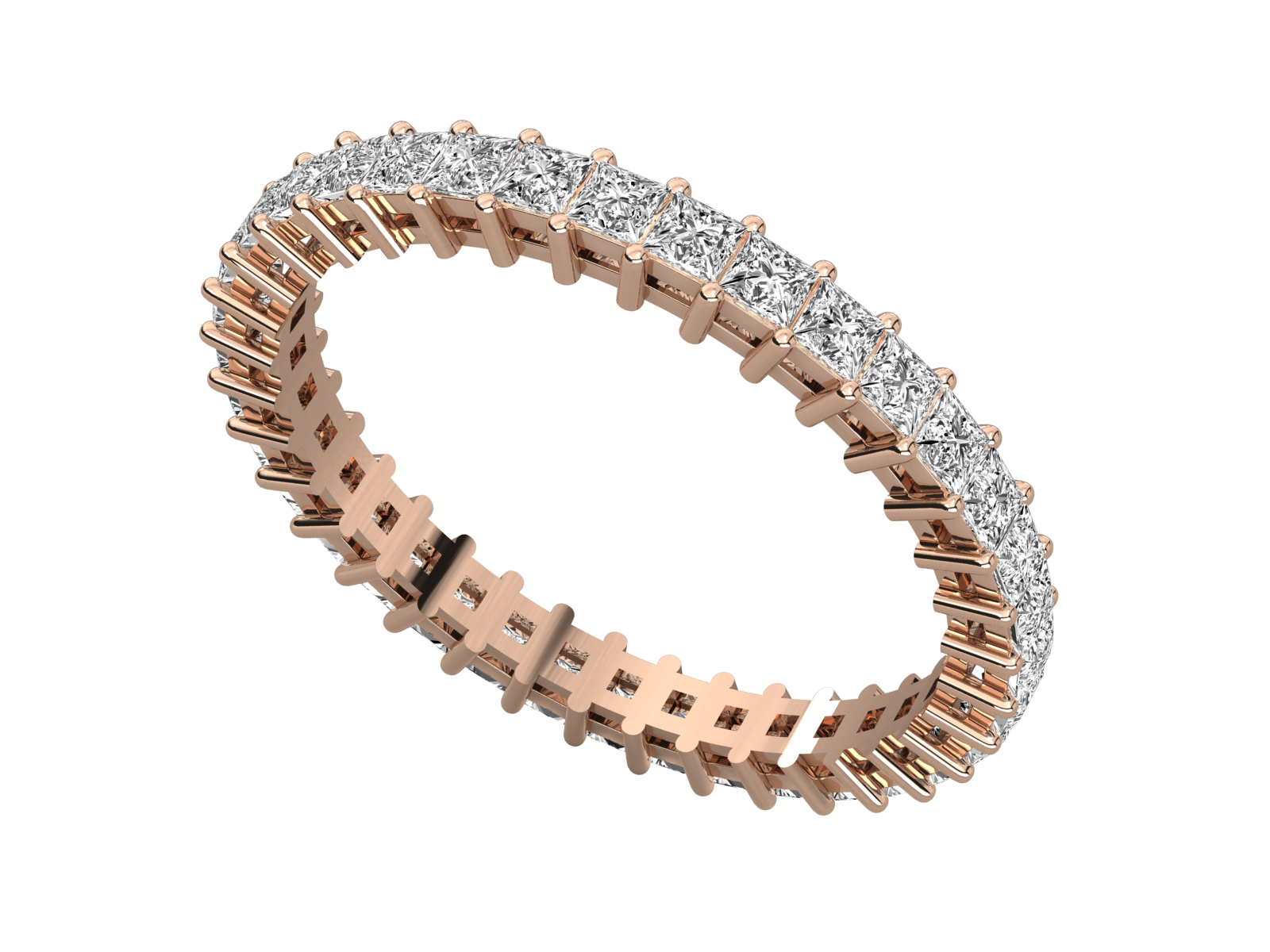 Rose Gold Plated Sterling Silver Ring