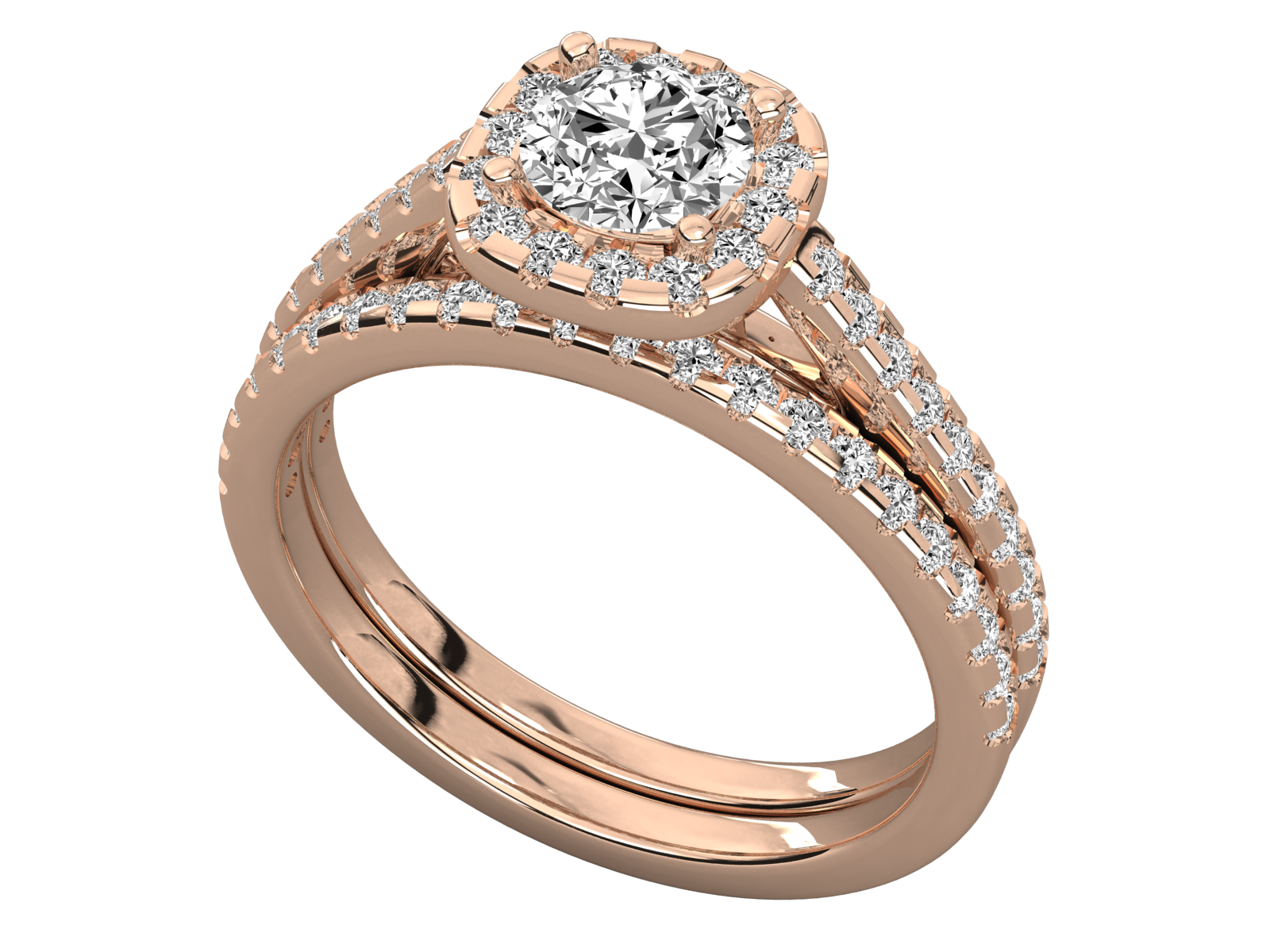 Rose Gold Plated Sterling Silver Ring