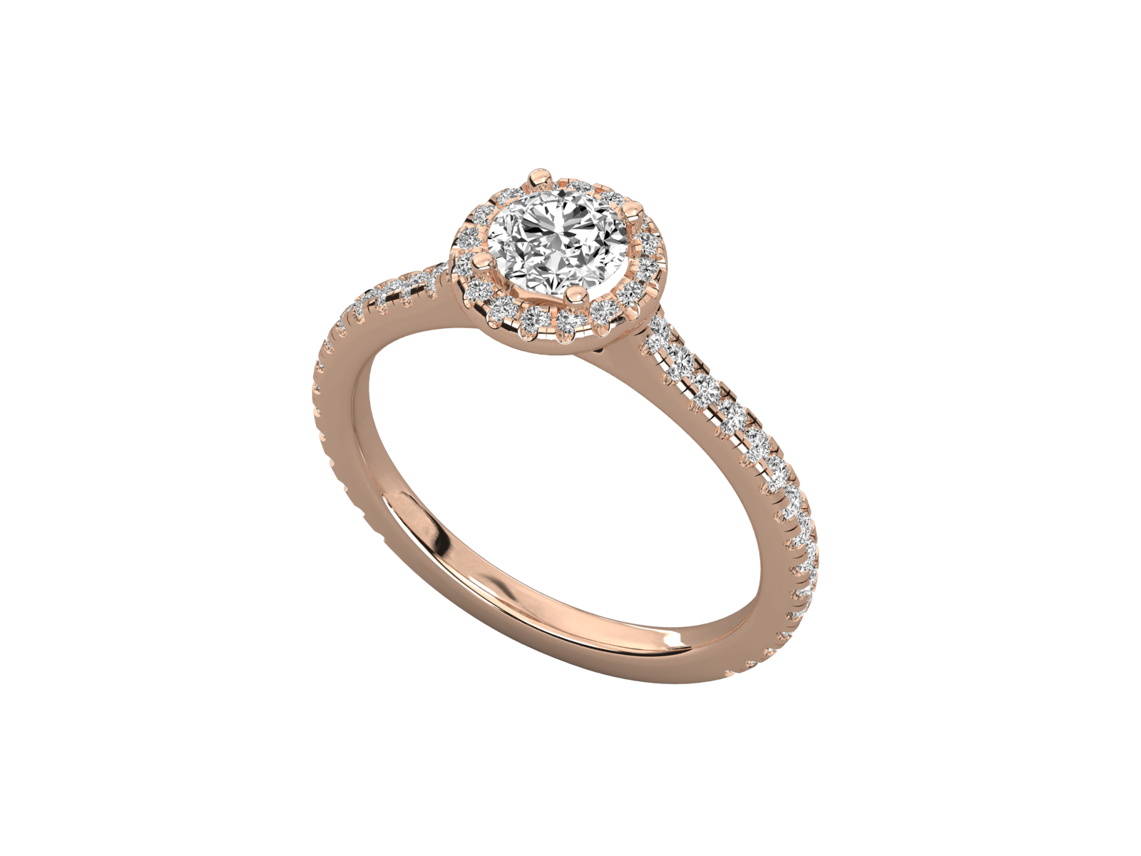Rose Gold Plated Sterling Silver Ring