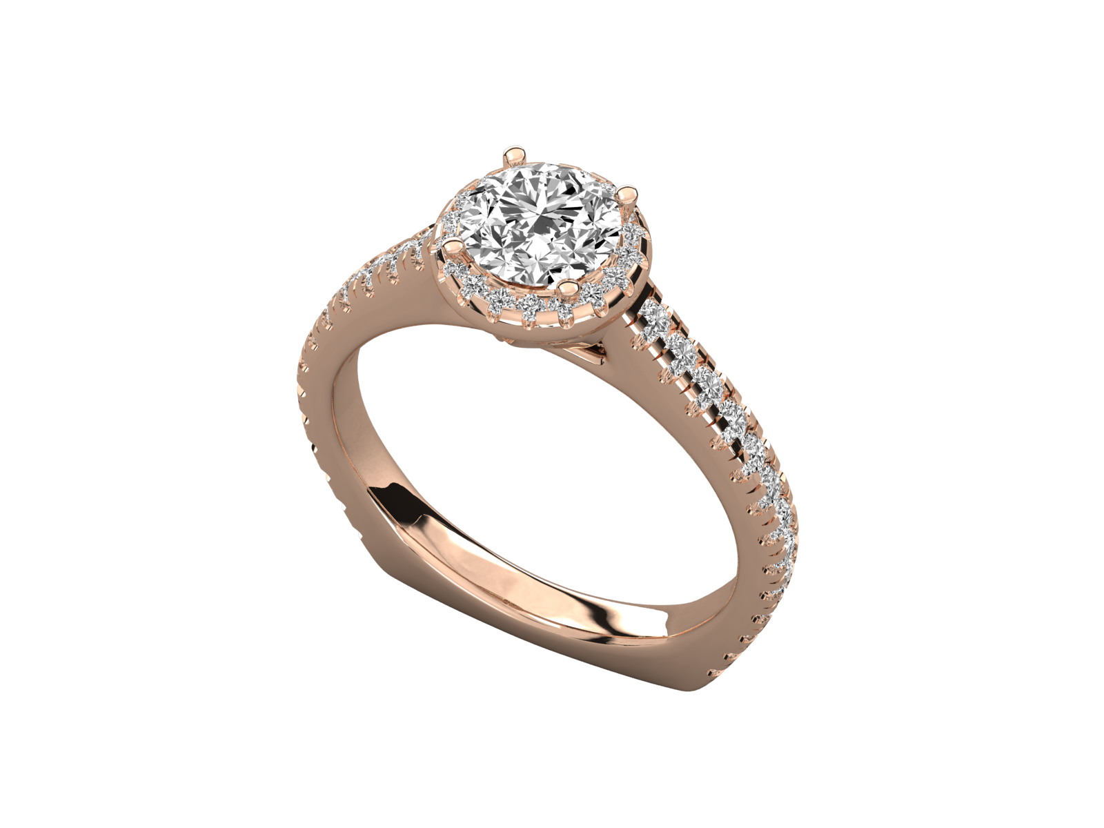 Rose Gold Plated Sterling Silver Ring