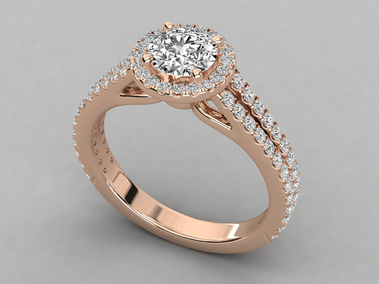 Rose Gold Plated Sterling Silver Ring