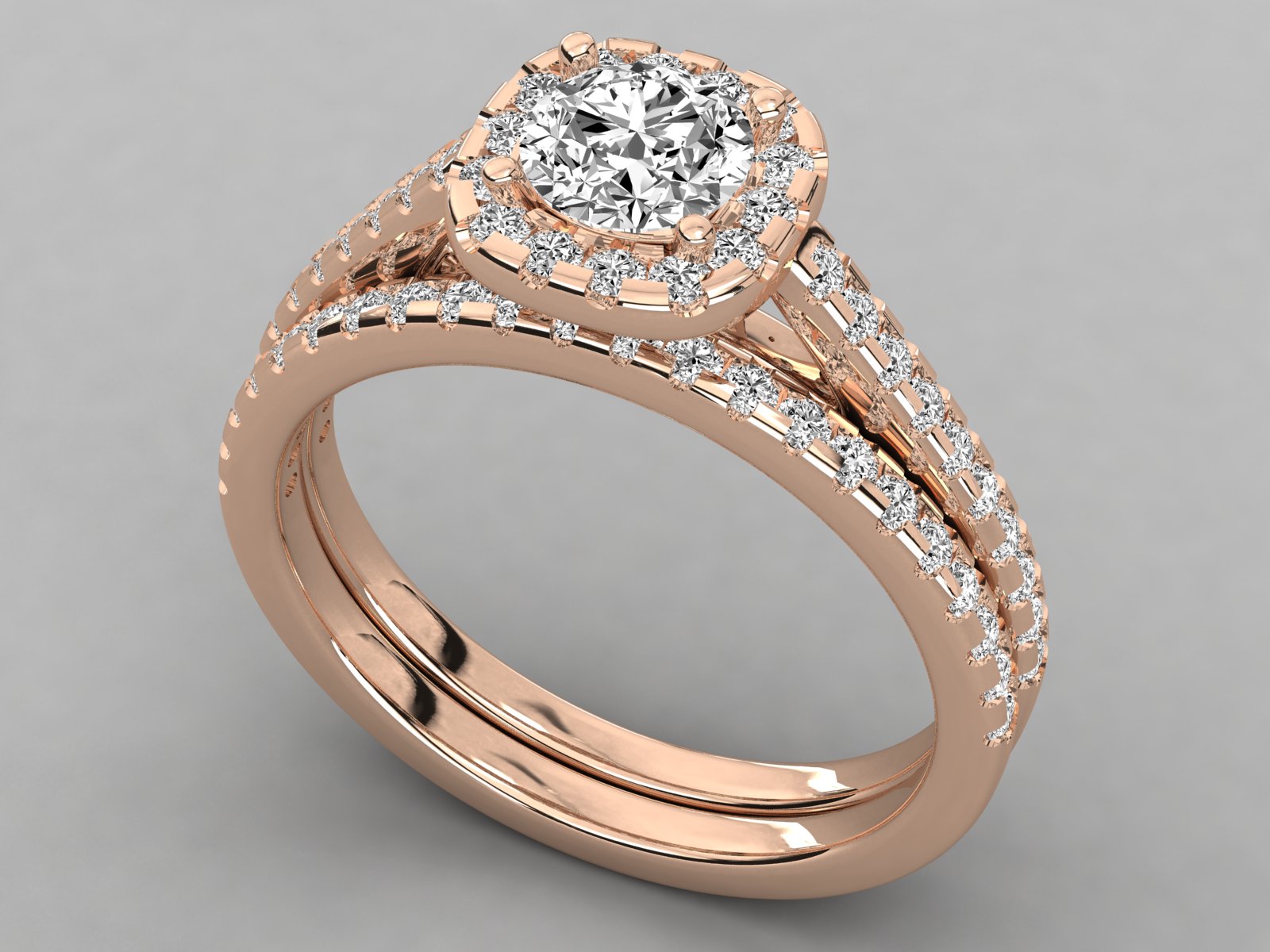 Rose Gold Plated Sterling Silver Ring