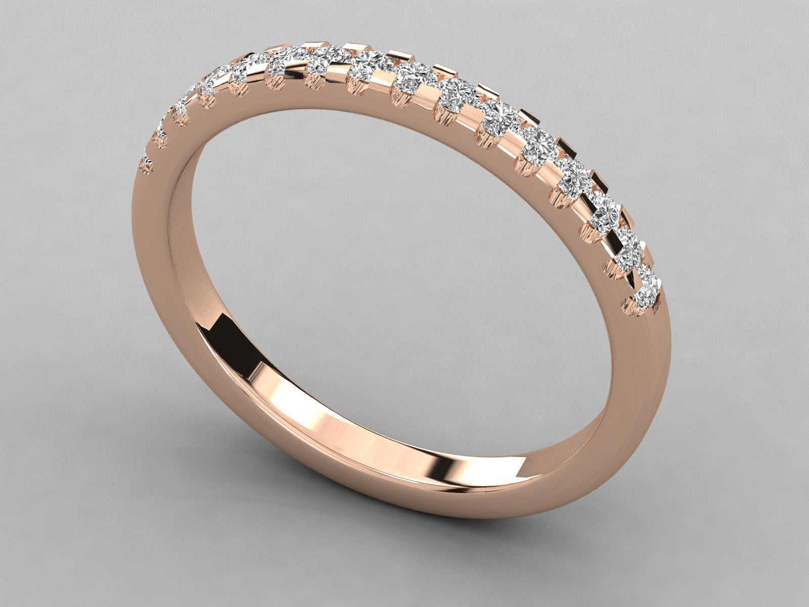 Rose Gold Plated Sterling Silver Ring