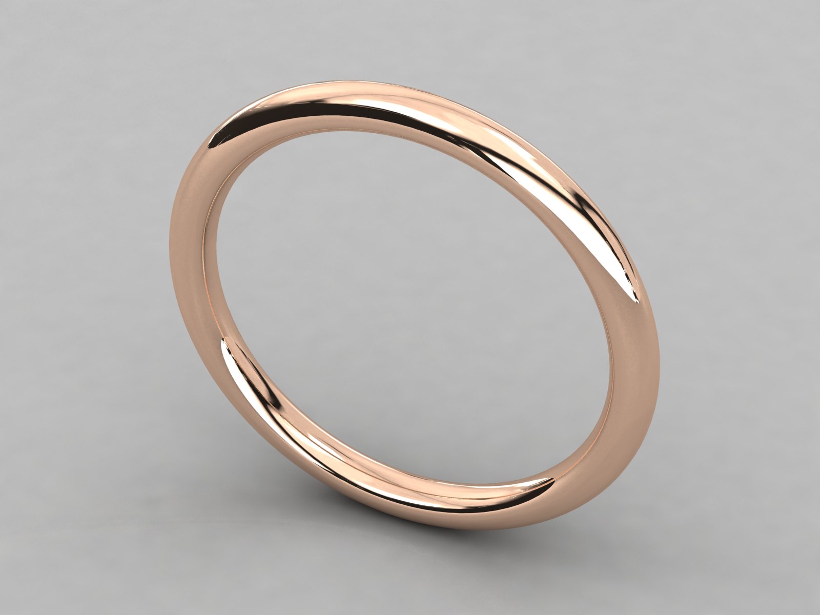 Rose Gold Plated Sterling Silver Ring