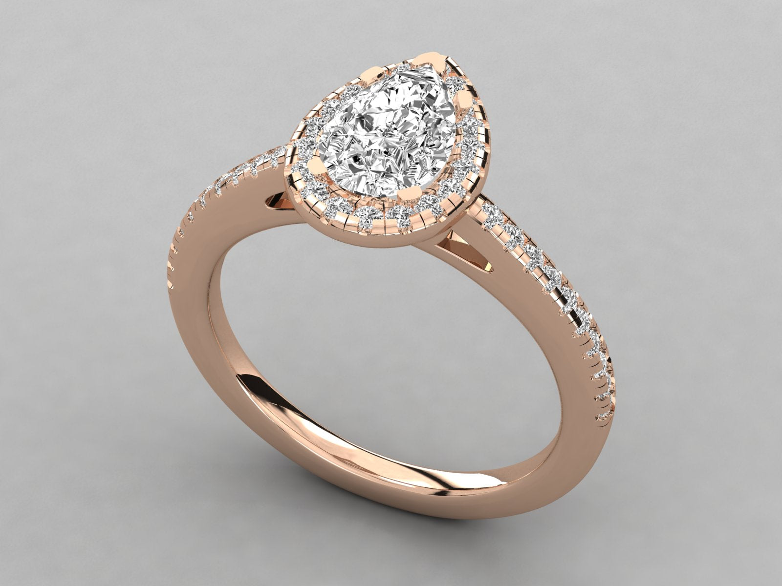 Rose Gold Plated Sterling Silver Ring