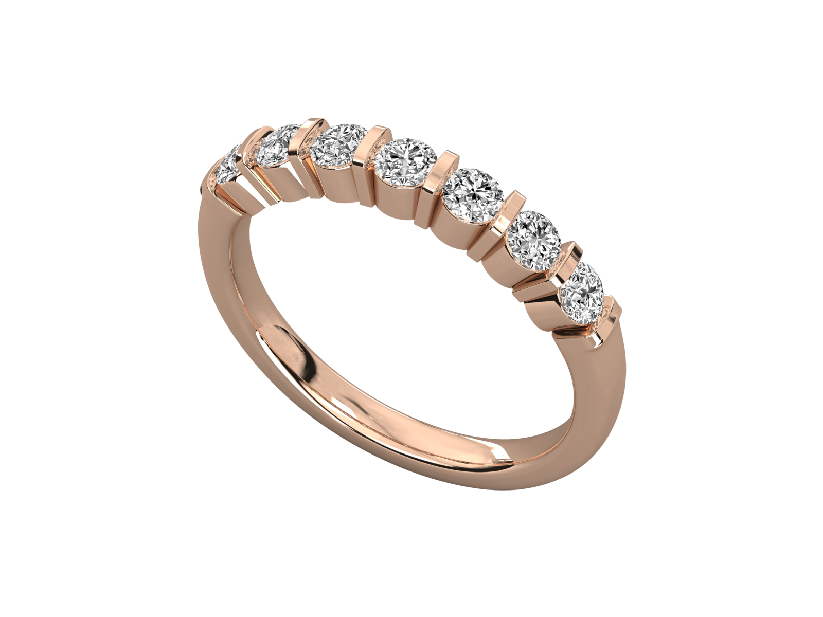 Rose Gold Plated Sterling Silver Ring