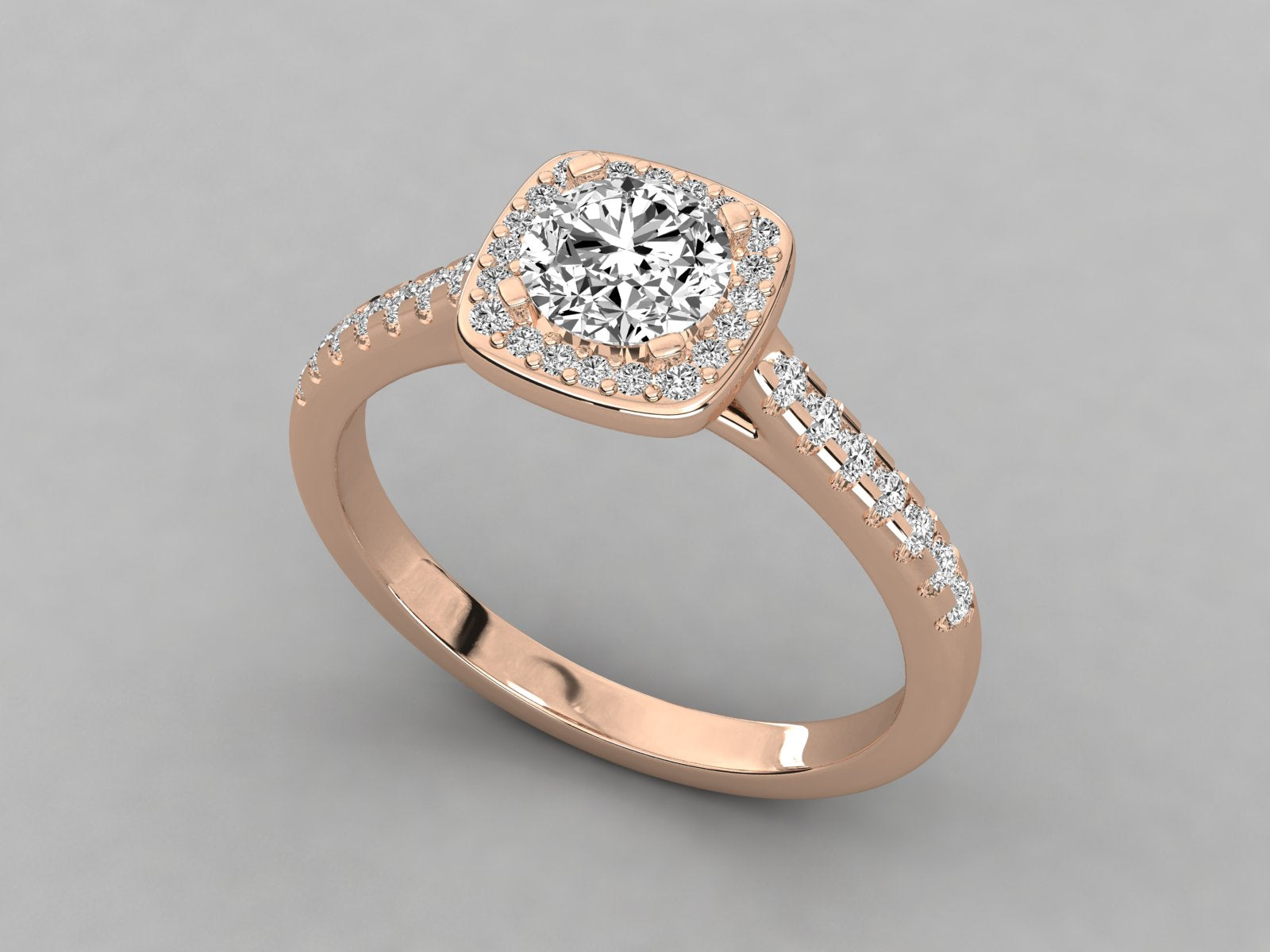Rose Gold Plated Sterling Silver Ring