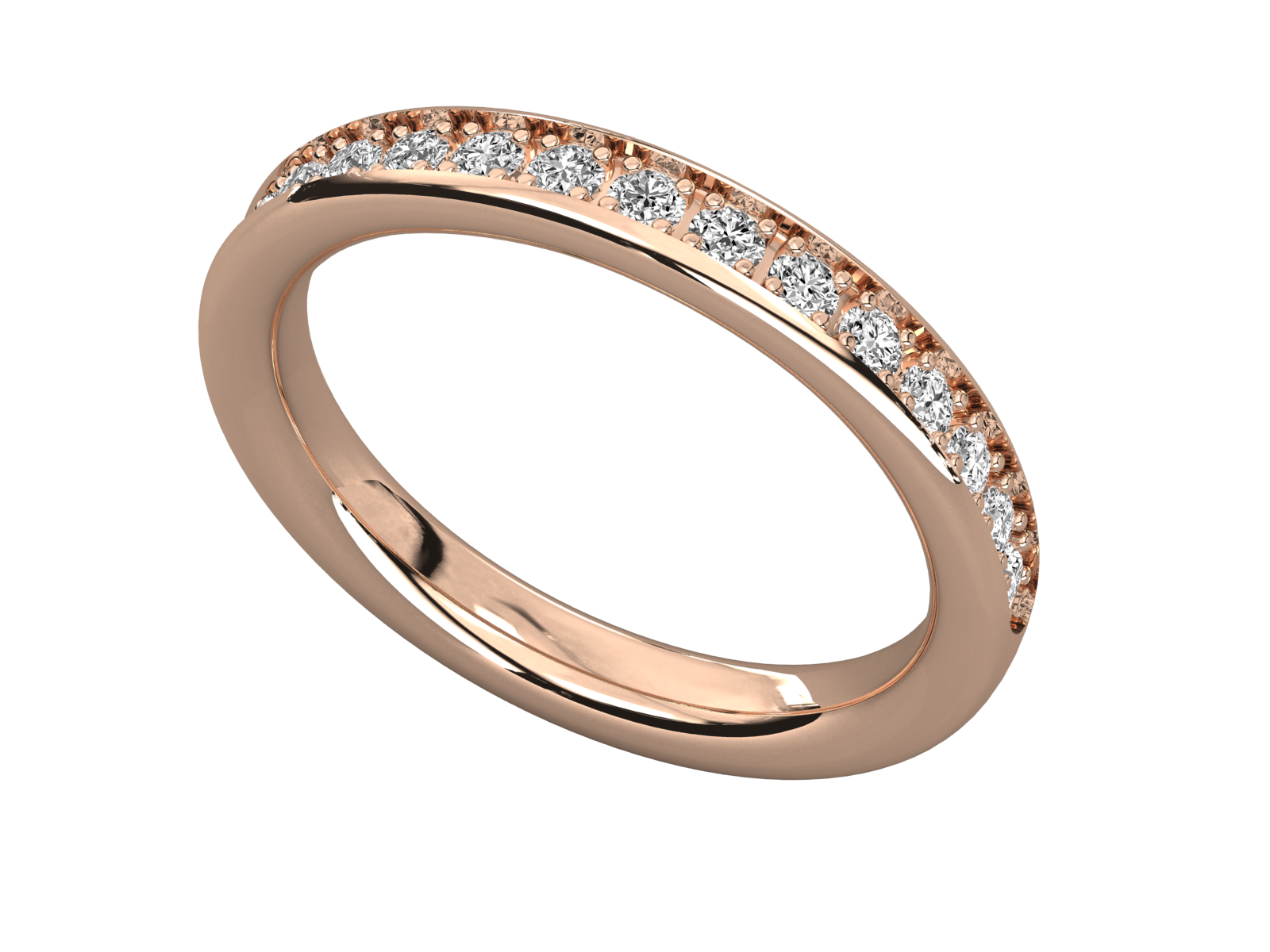 Rose Gold Plated Sterling Silver Ring