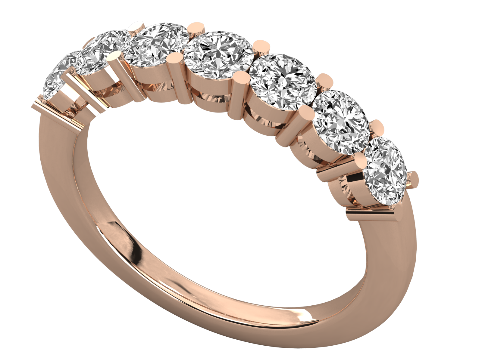 Rose Gold Plated Sterling Silver Ring