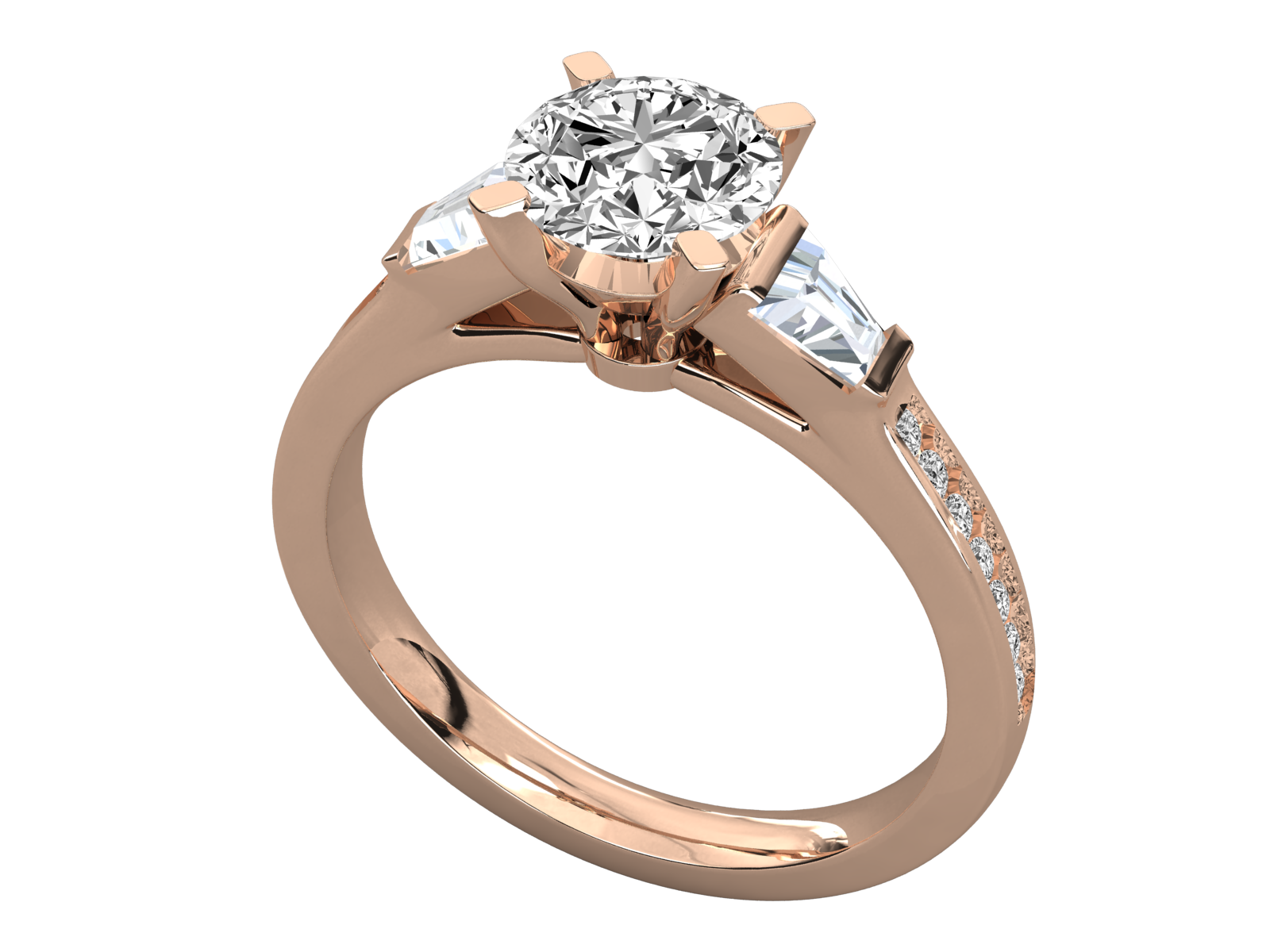 Rose Gold Plated Sterling Silver Ring
