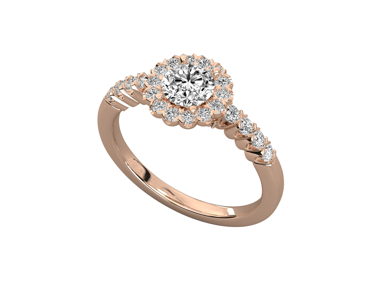 Rose Gold Plated Sterling Silver Ring