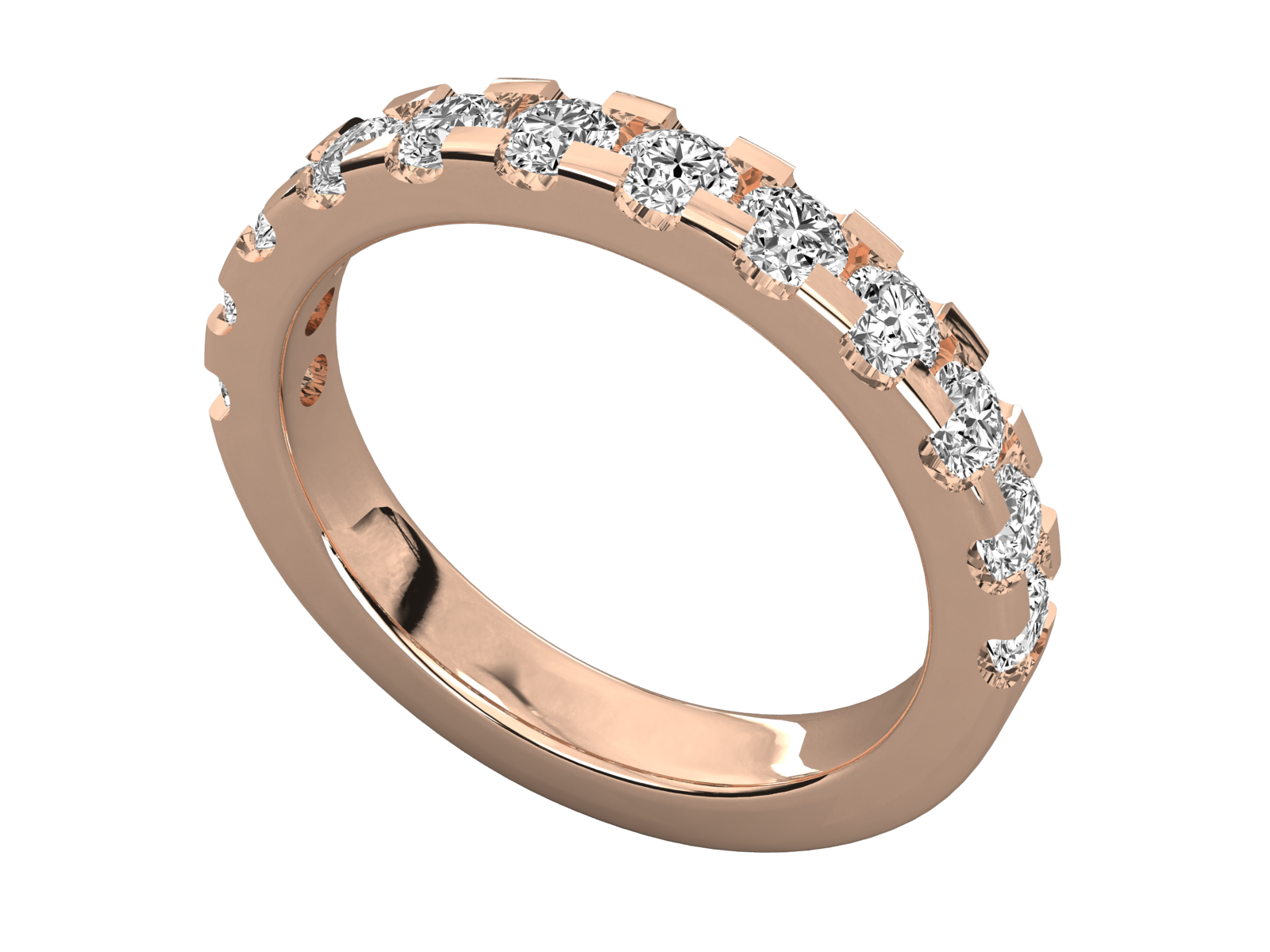 Rose Gold Plated Sterling Silver Ring