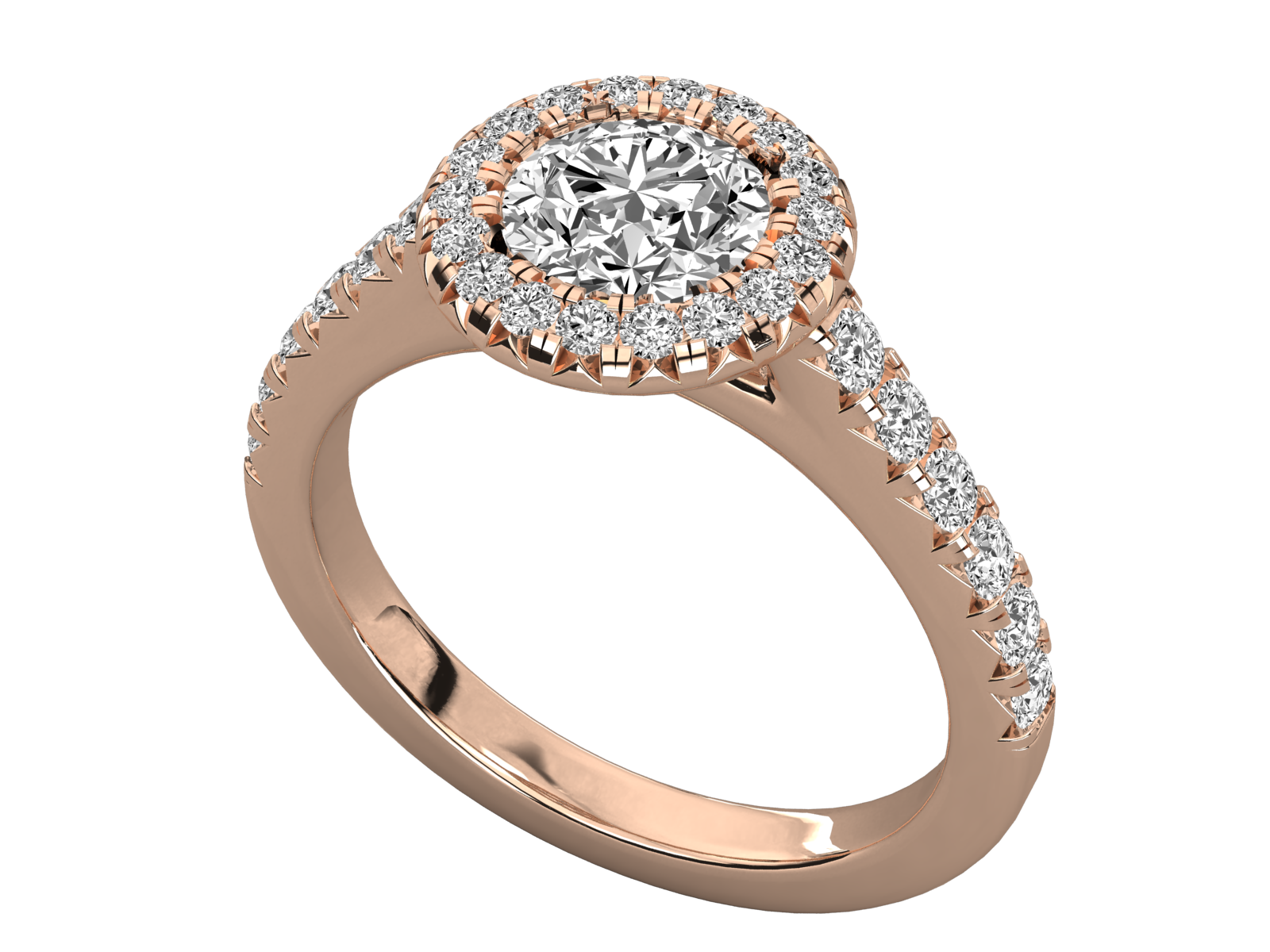 Rose Gold Plated Sterling Silver Ring