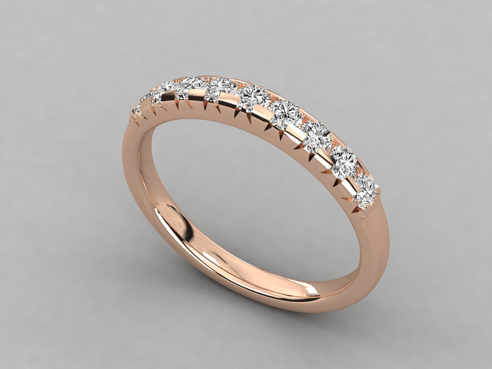 Rose Gold Plated Sterling Silver Ring