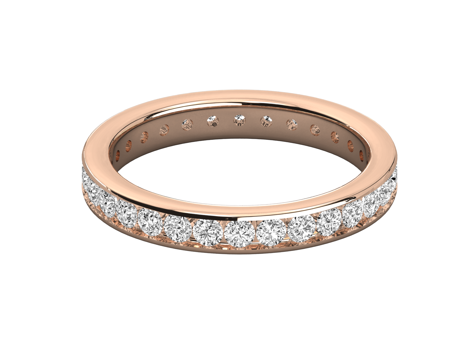 Rose Gold Plated Sterling Silver Ring