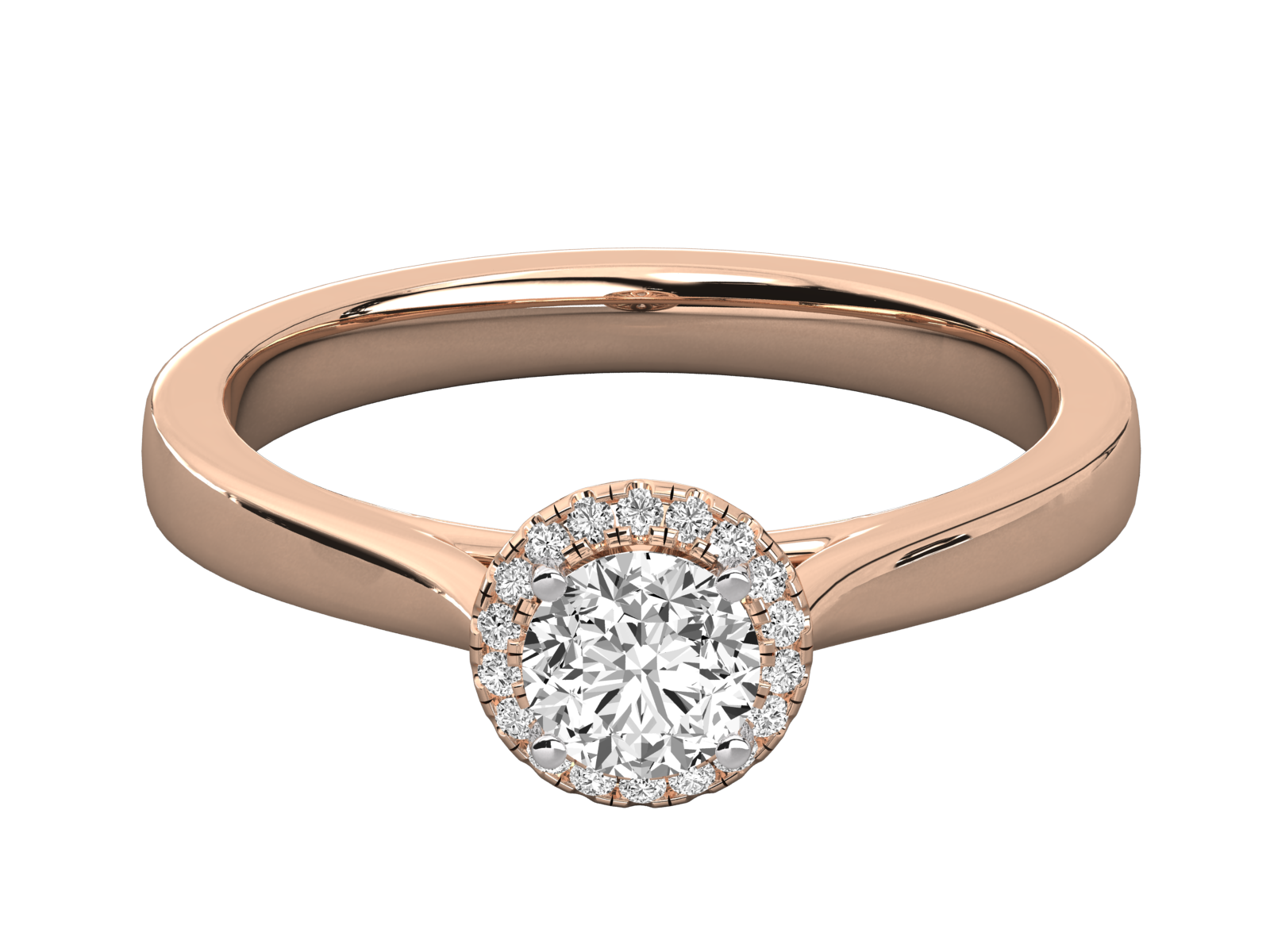 Rose Gold Plated Sterling Silver Ring