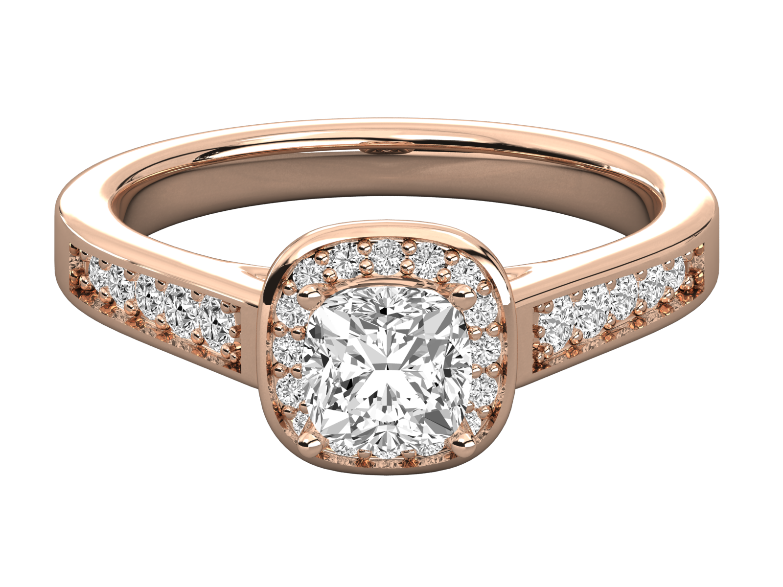 Rose Gold Plated Sterling Silver Ring