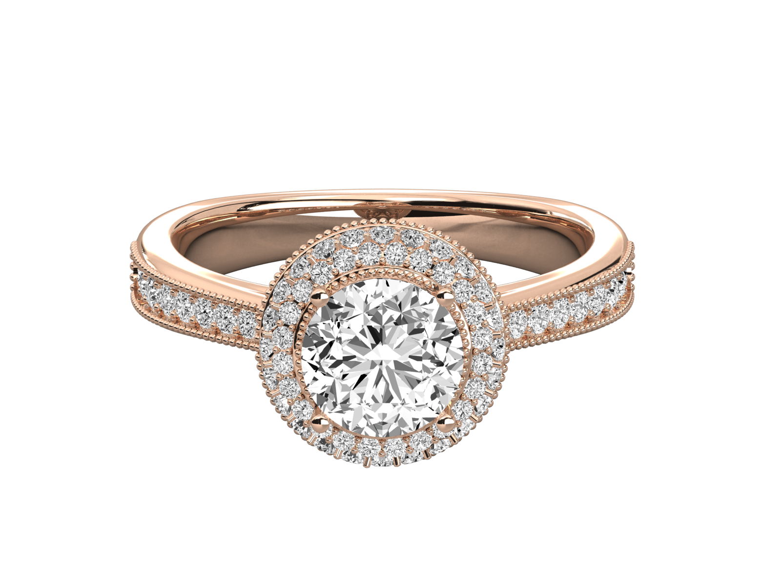 Rose Gold Plated Sterling Silver Ring
