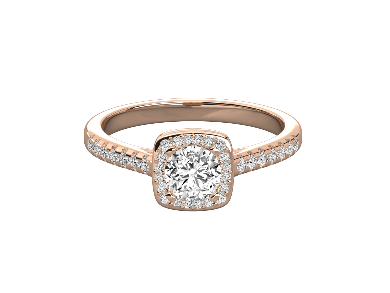 Rose Gold Plated Sterling Silver Ring