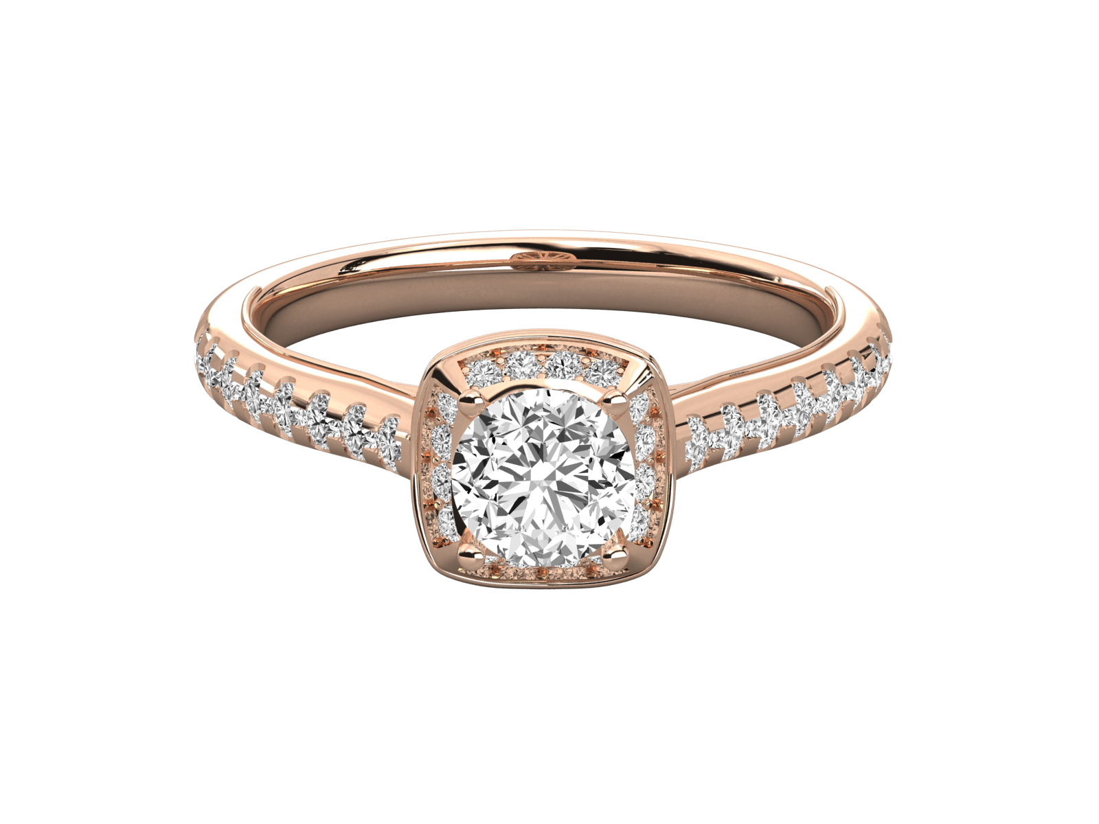 Rose Gold Plated Sterling Silver Ring