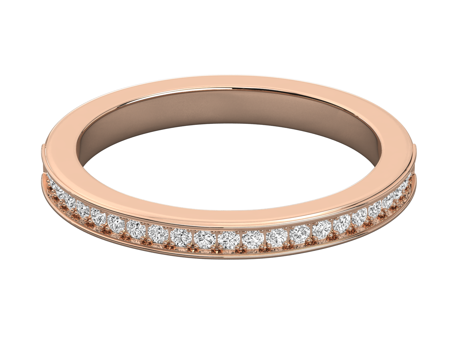 Rose Gold Plated Sterling Silver Ring