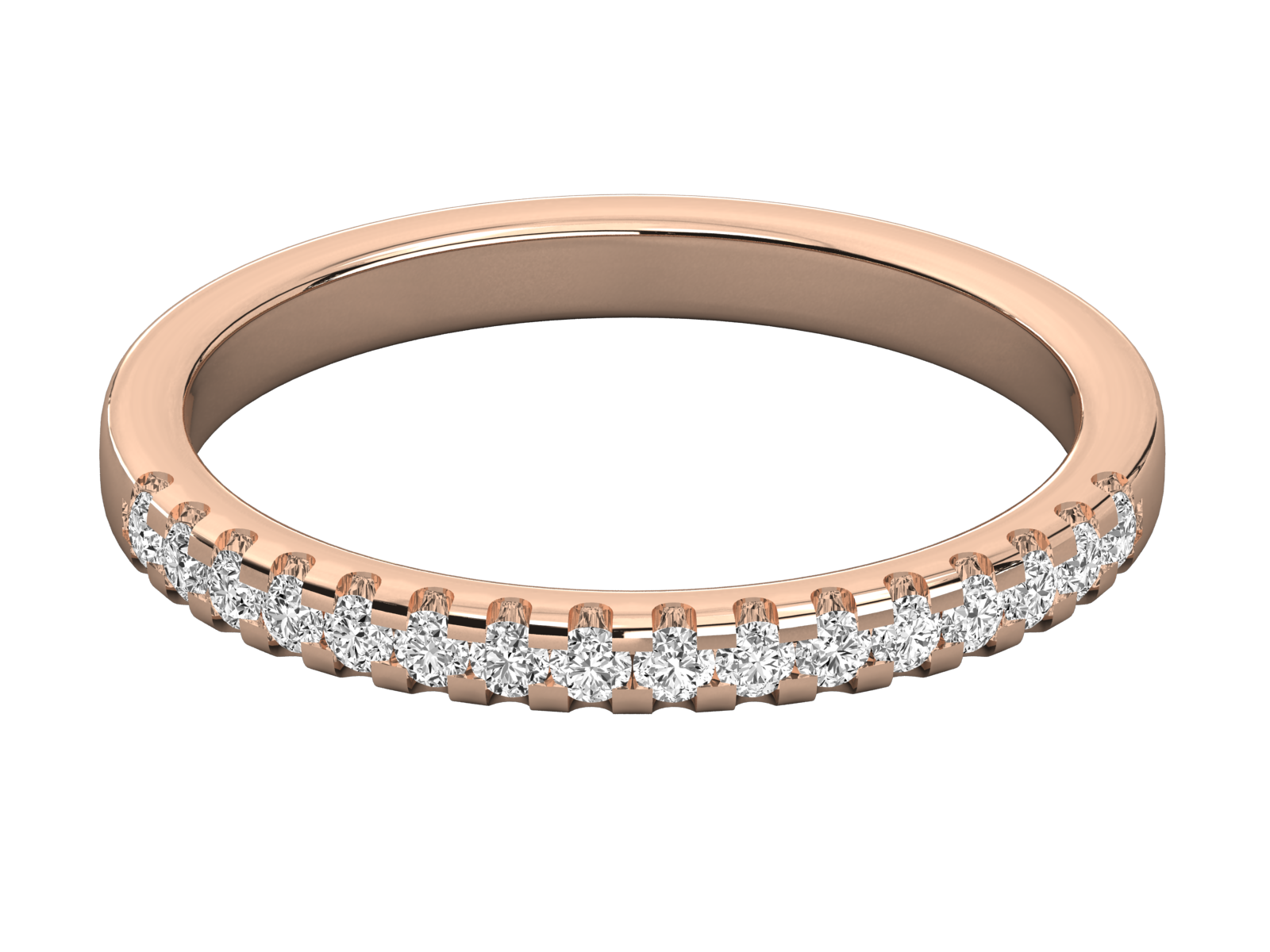 Rose Gold Plated Sterling Silver Ring