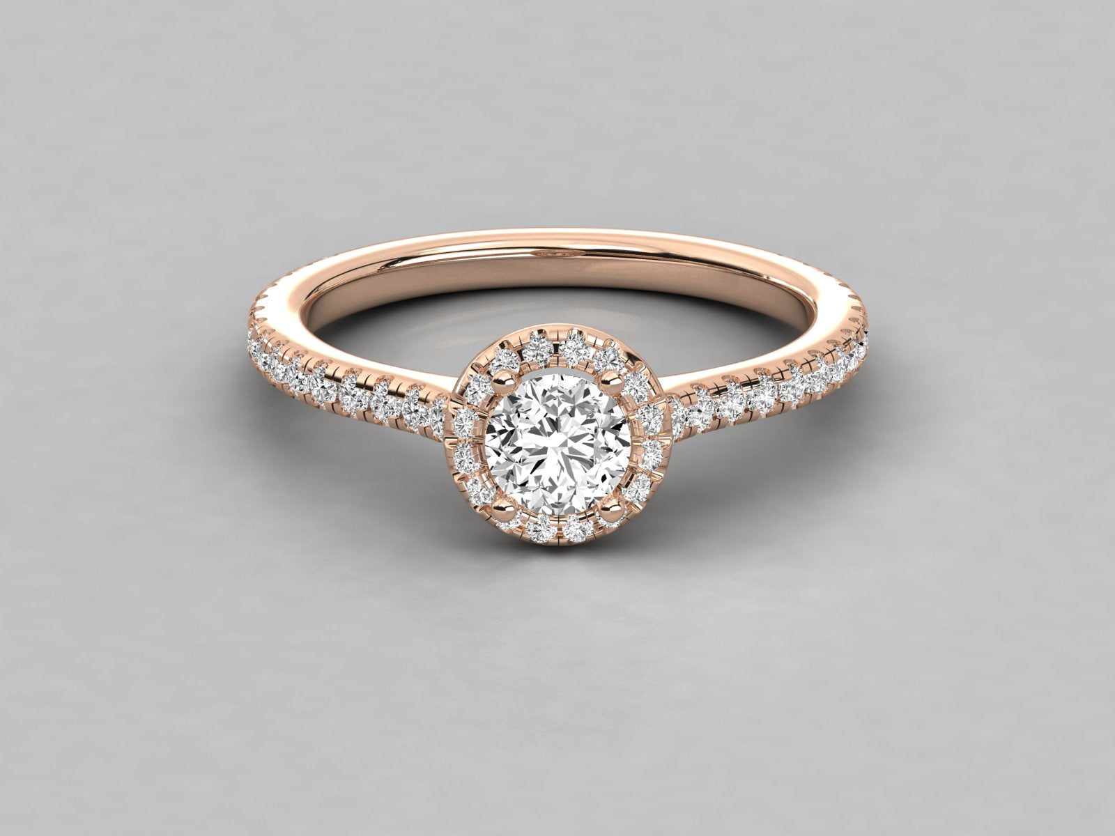 Rose Gold Plated Sterling Silver Ring