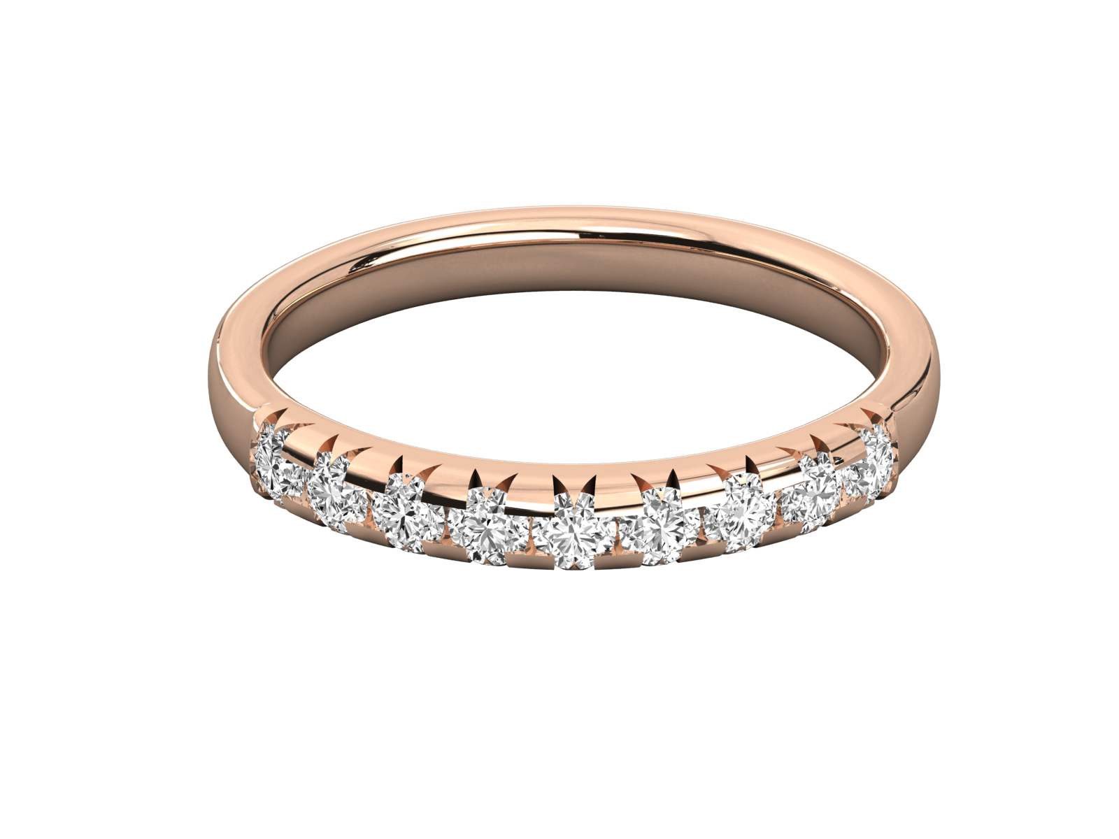Rose Gold Plated Sterling Silver Ring