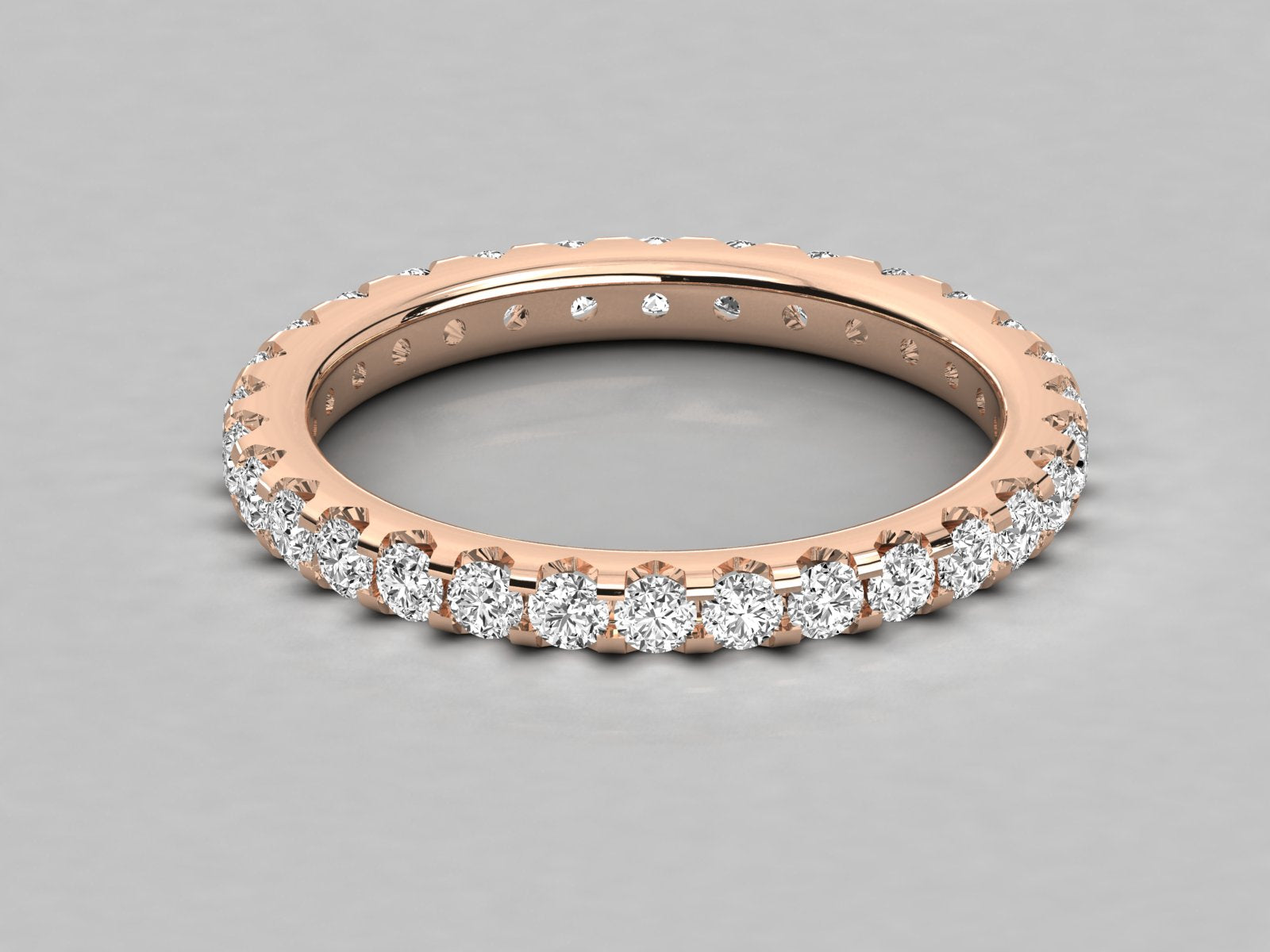 Rose Gold Plated Sterling Silver Ring