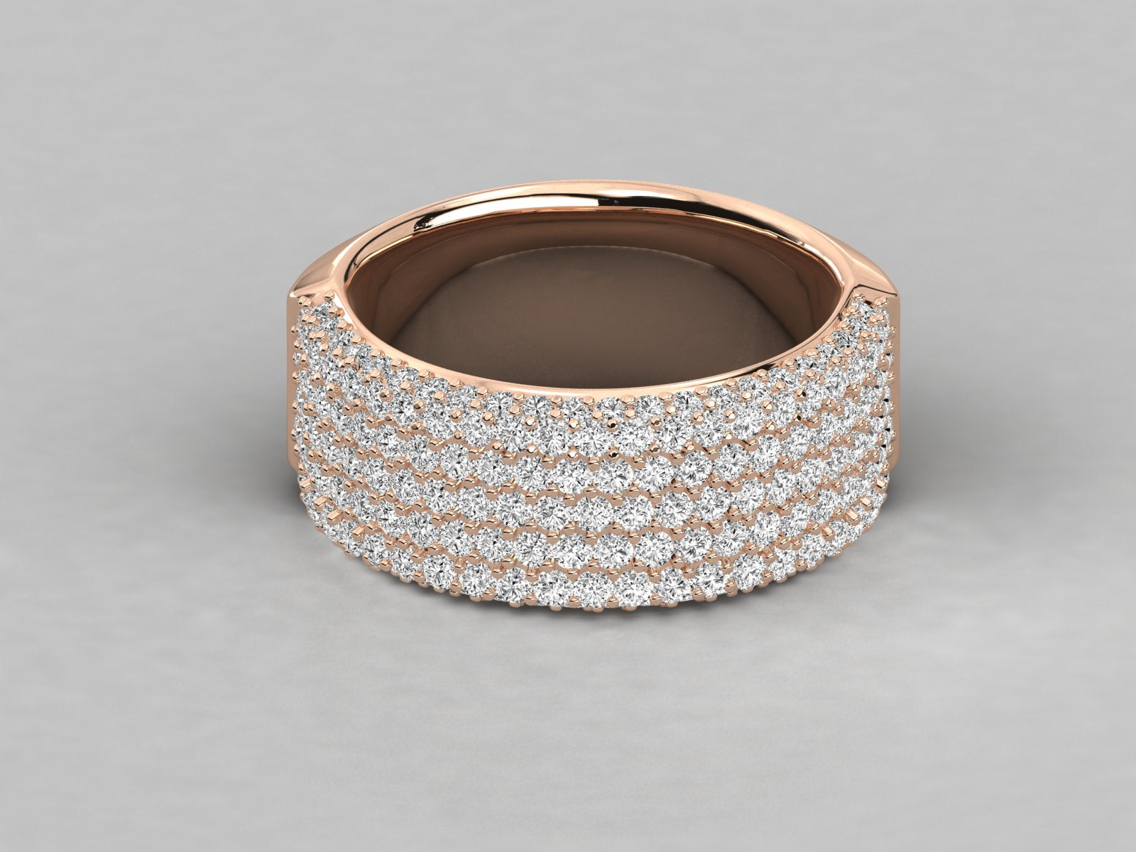 Rose Gold Plated Sterling Silver Ring
