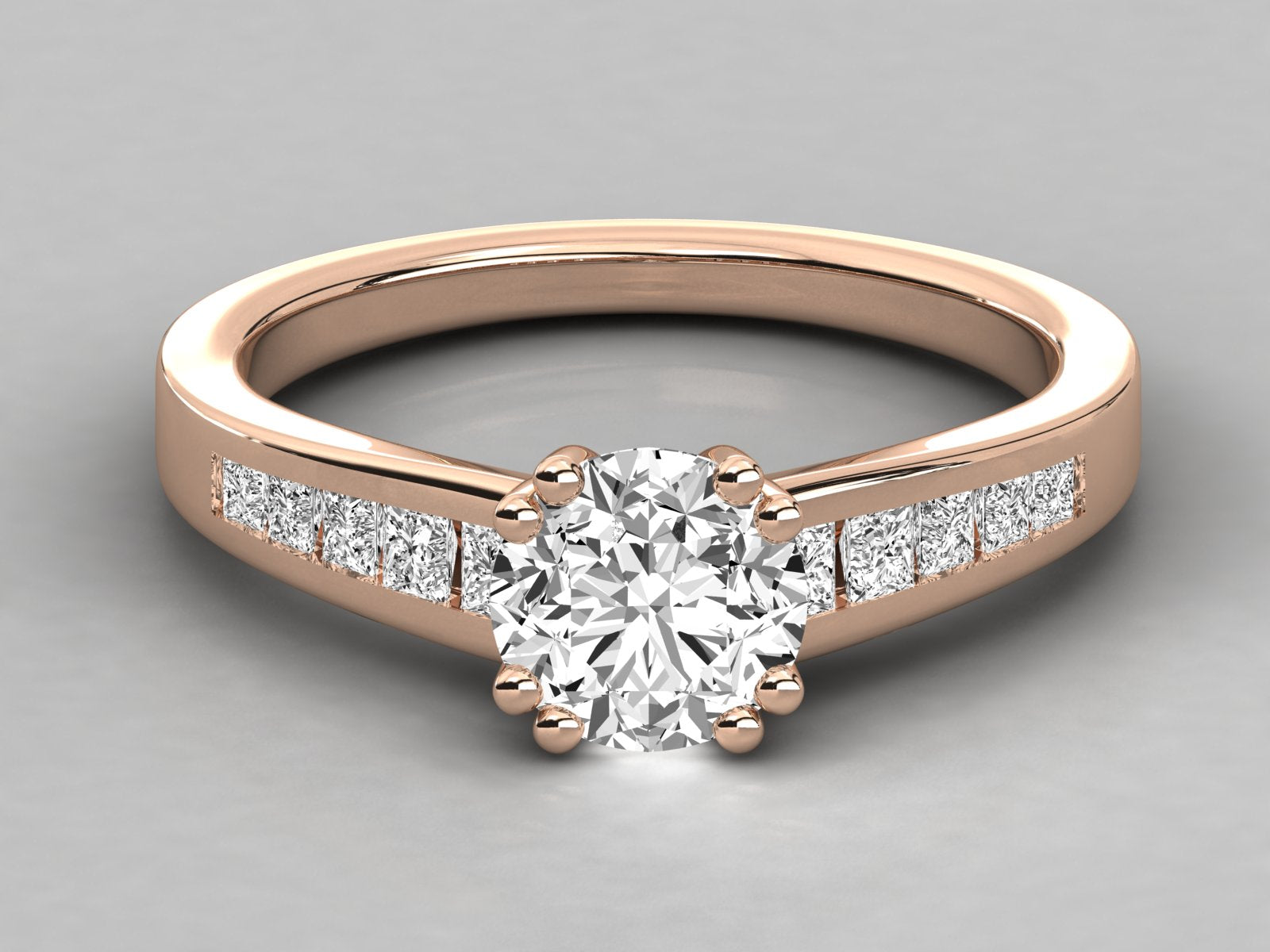 Rose Gold Plated Sterling Silver Ring