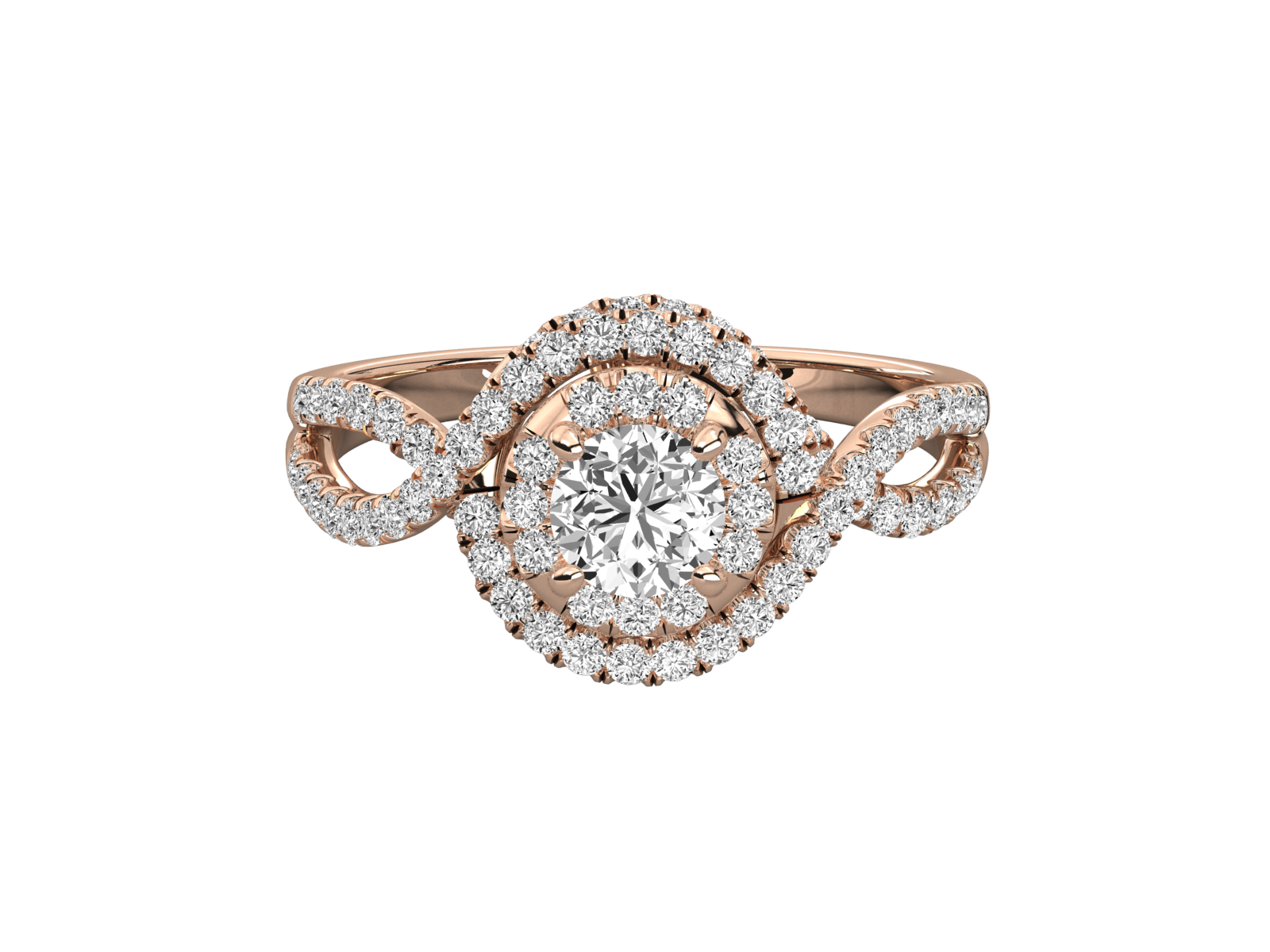 Rose Gold Plated Sterling Silver Ring