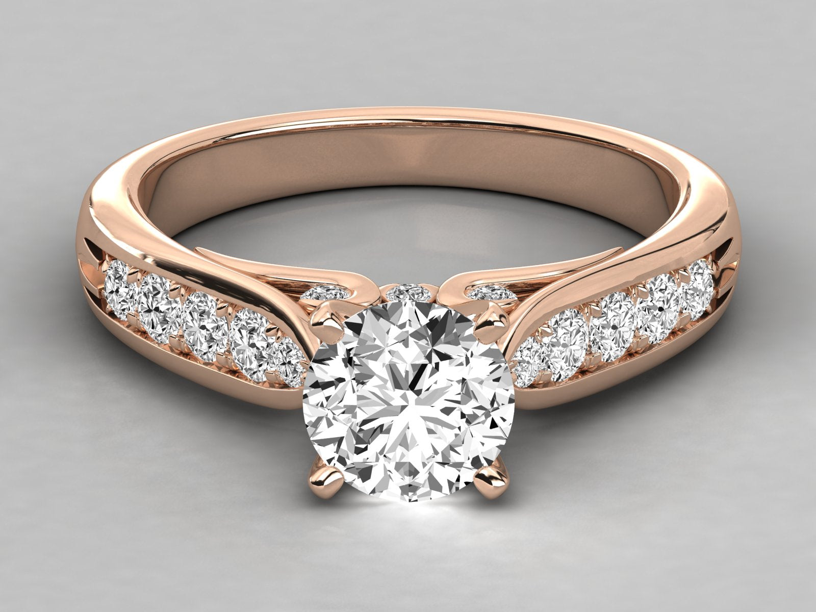 Rose Gold Plated Sterling Silver Ring